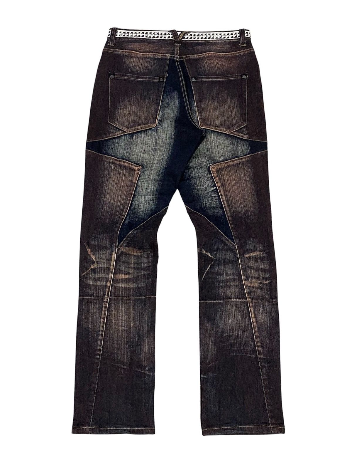 PPFM PPFM Star Mud-Wash Stretch Denim Pants Size US 30 / EU 46 - 3 Thumbnail