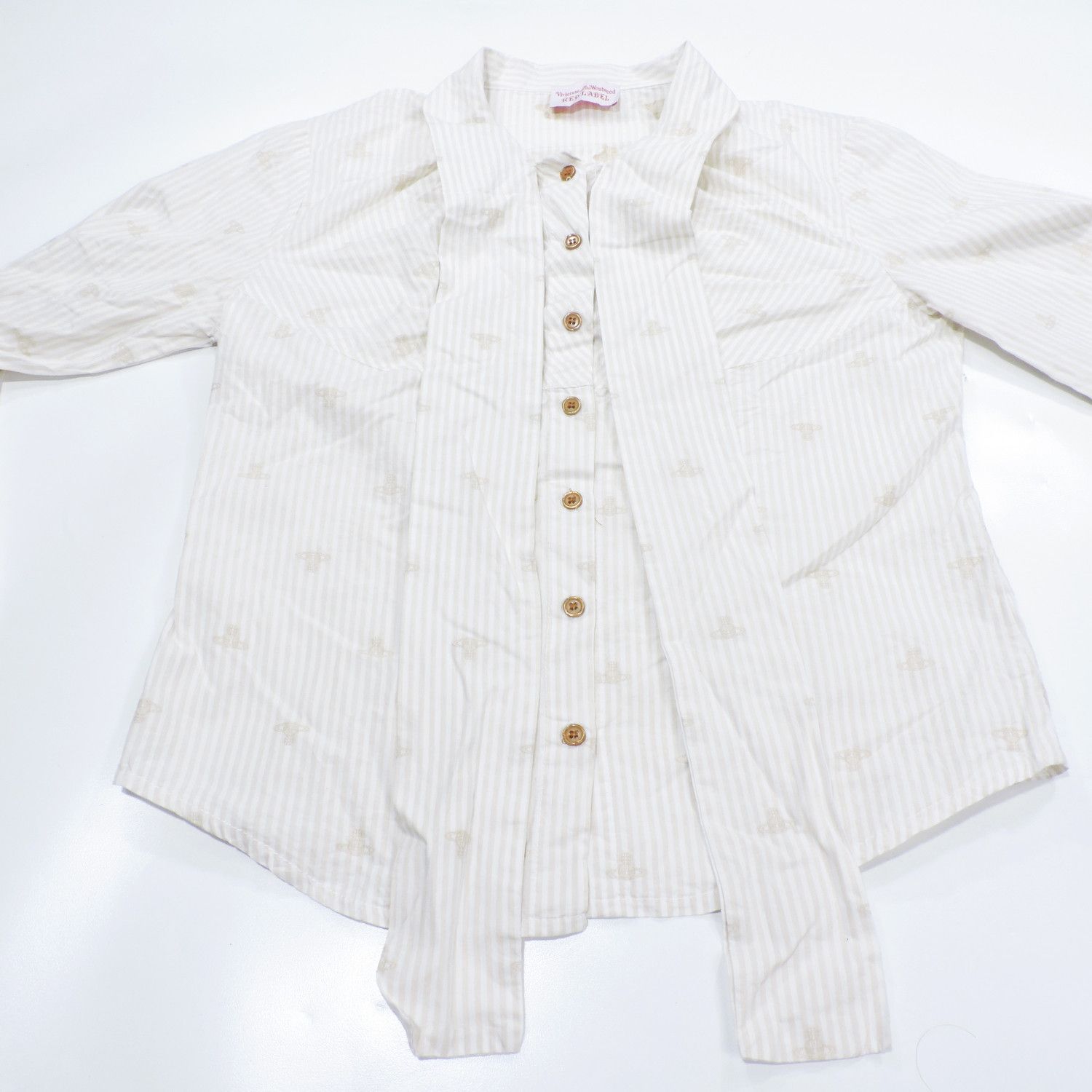 Vivienne Westwood VIVIENNE WESTWOOD RED LABEL MONOGRAM LONG SLEEVE SHIRT Size M / US 6-8 / IT 42-44 - 5 Thumbnail