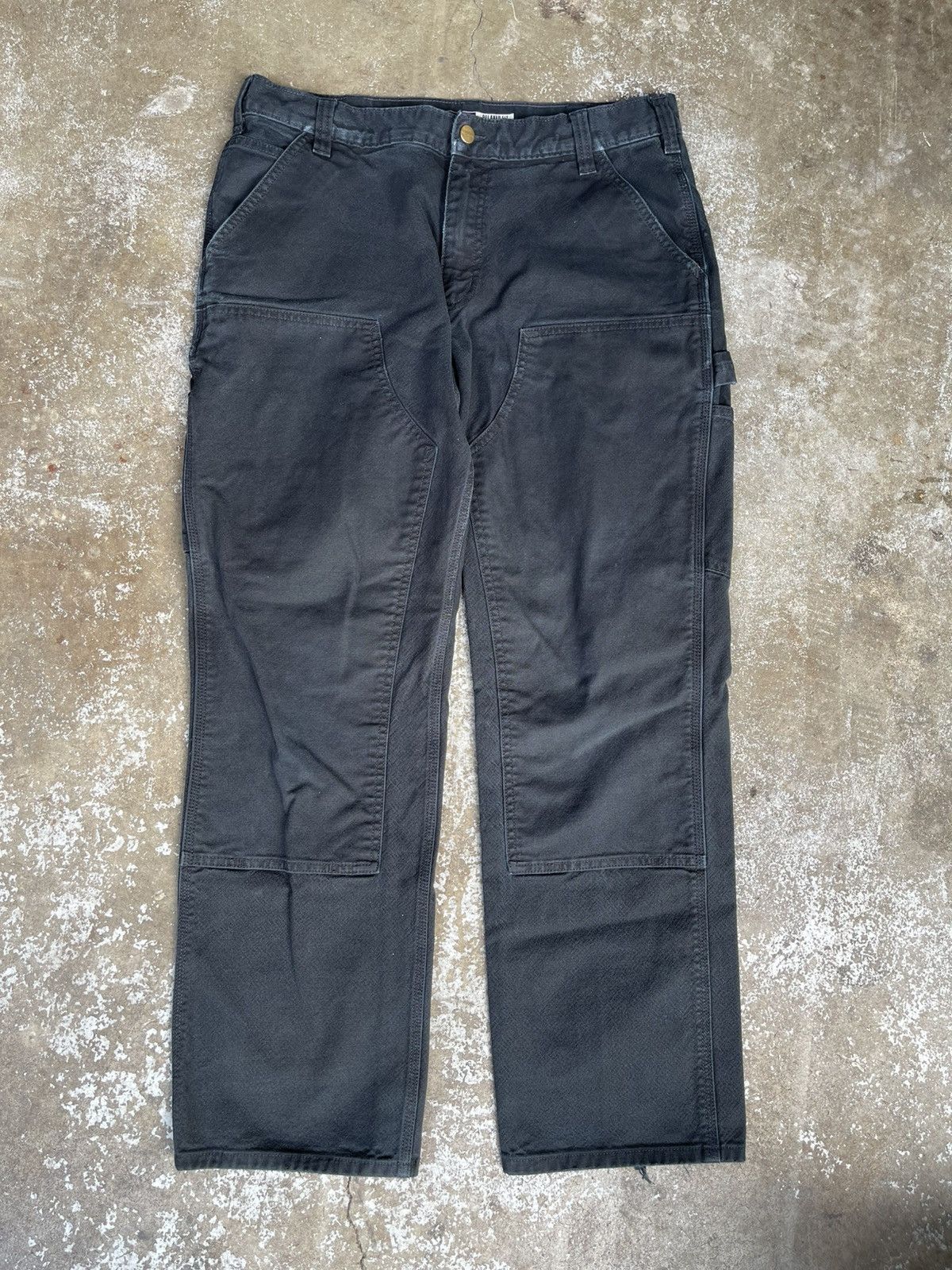 Carhartt Vintage Carhartt Black Double Knee Workwear Pants Size US 36 / EU 52 - 1 Thumbnail