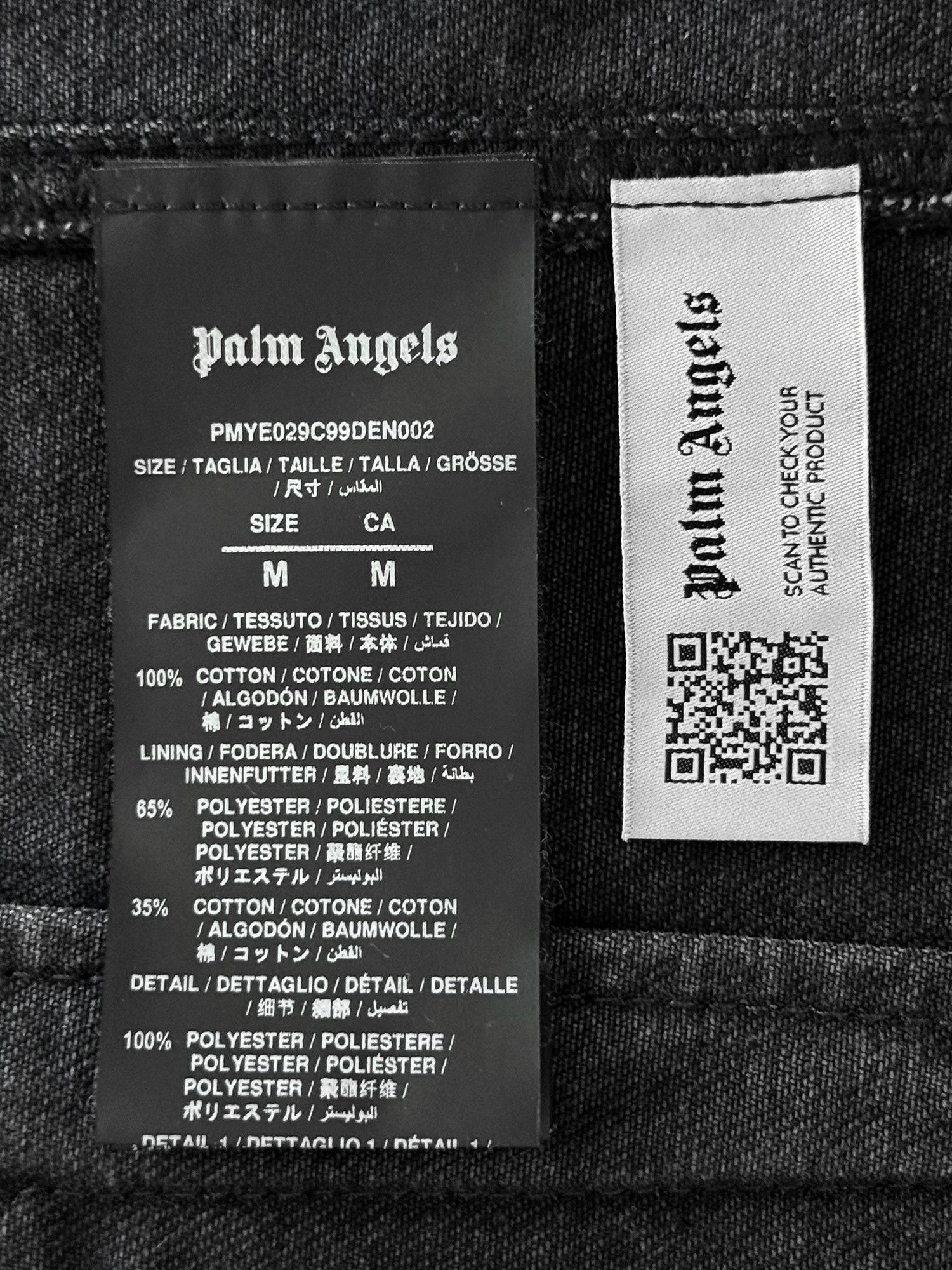 Palm Angels Palm Angels Track Denim Jacket Size US M / EU 48-50 / 2 - 11 Thumbnail