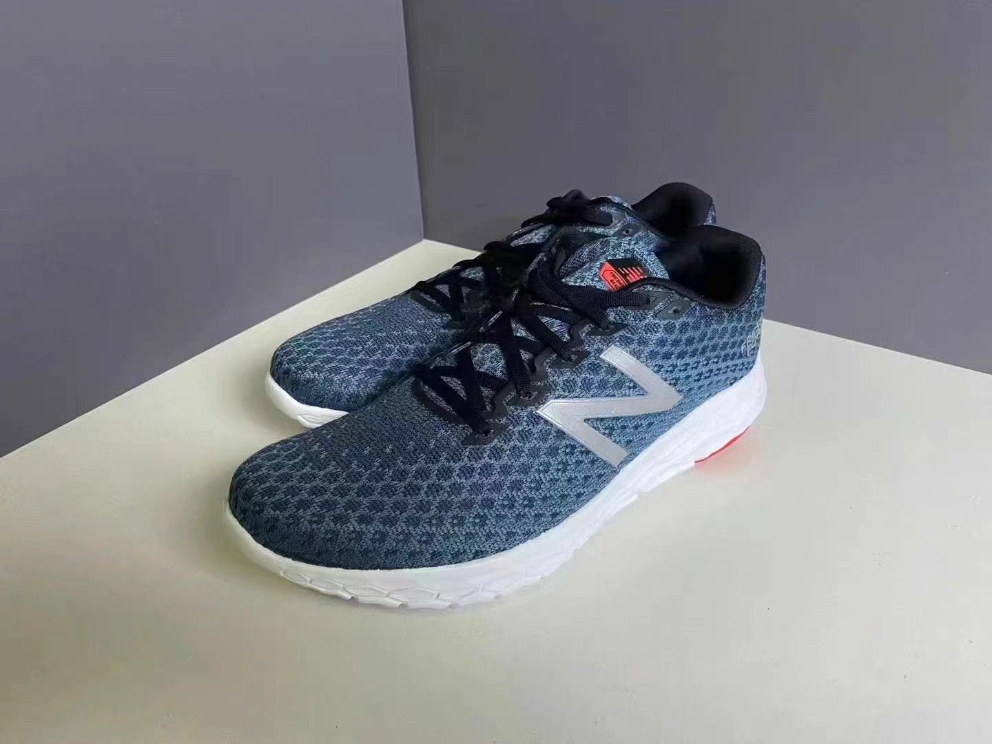 New Balance New Balance Fresh Foam Beacon Blue/Silver Running Shoes K15 Size US 12 / EU 45 - 1 Thumbnail