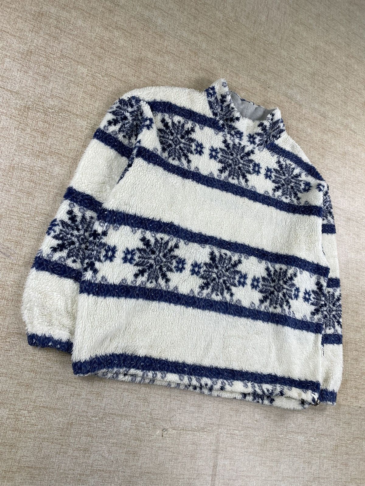 Ellesse × Vintage Vintage Ellesse Italy Navajo Motif Fleece Sweater Size US L / EU 52-54 / 3 - 2 Thumbnail