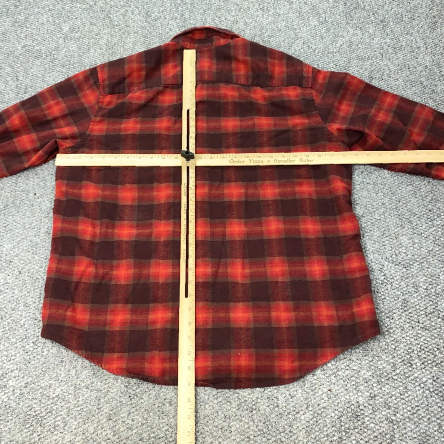 Pendleton VINTAGE Pendleton Shirt Mens XL Red Plaid Flannel Button-Up Long Sleeve with Pockets Size US XL / EU 56 / 4 - 5 Thumbnail