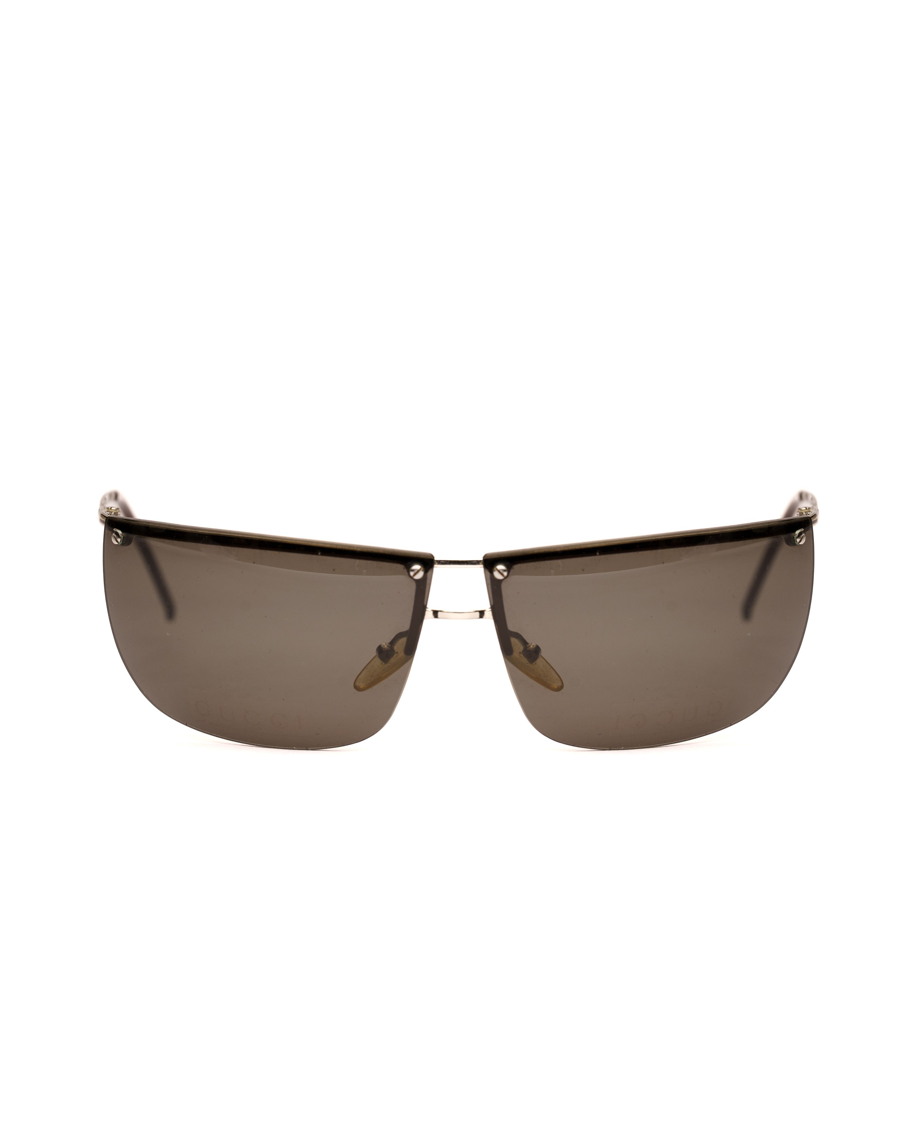 Gucci Gucci '90s Black Oversized Rimless Sunglasses Size ONE SIZE - 2 Thumbnail