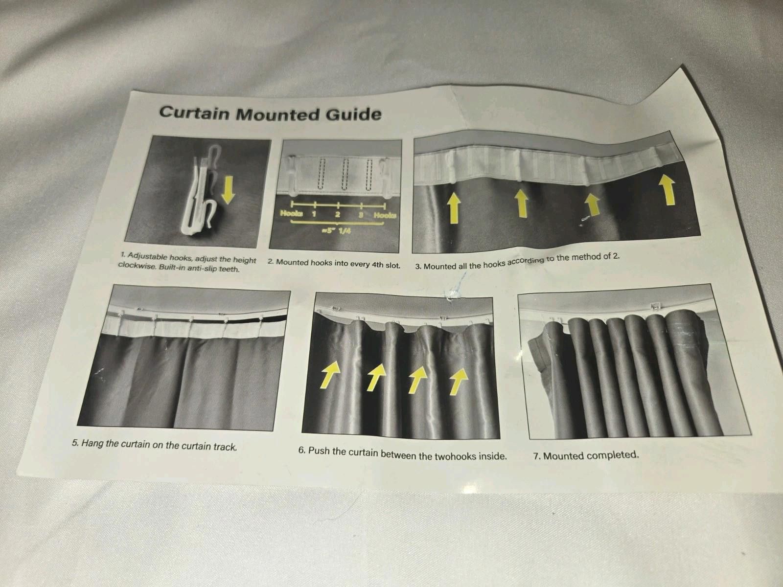 Other RoomDivider Curtain W/ Flexible CeilingTracks Set 120"Hx96"L Size ONE SIZE - 9 Thumbnail