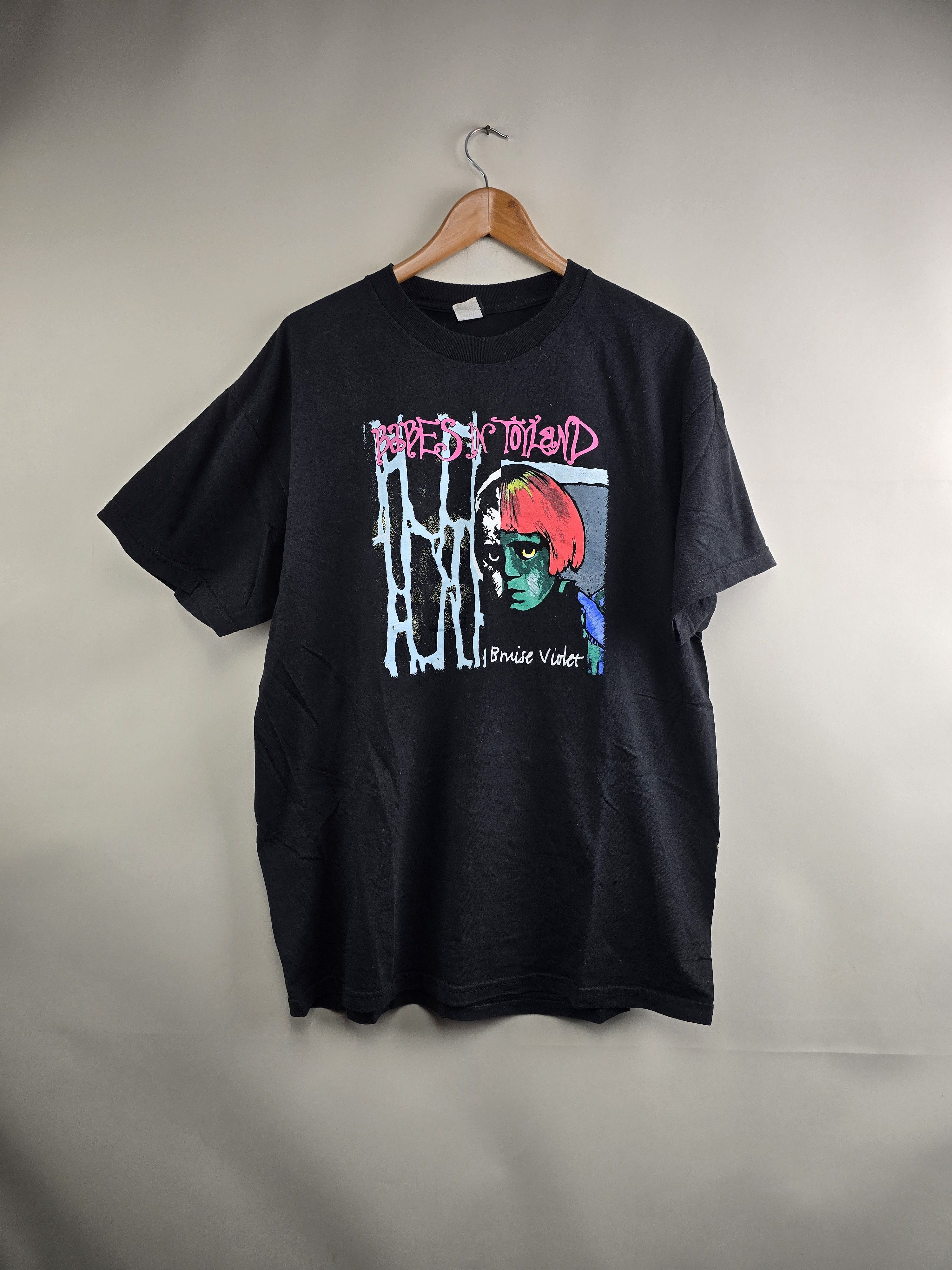 Band Tees × Vintage 90s Babes in toyland Bruise Violet XL 23" 30" Size US XL / EU 56 / 4 - 1 Thumbnail