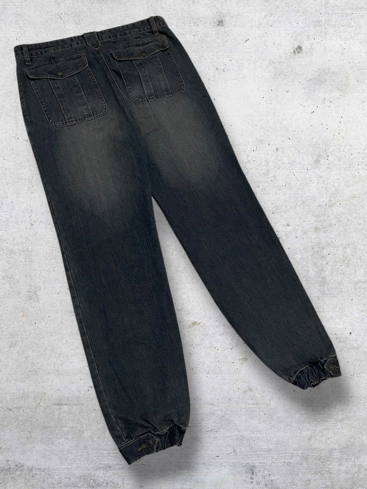 Japanese Brand VINTAGE 90S JAPANESEBRAND PARACHUTE POCKET TACTICAL DENIM Size US 32 / EU 48 - 8 Thumbnail
