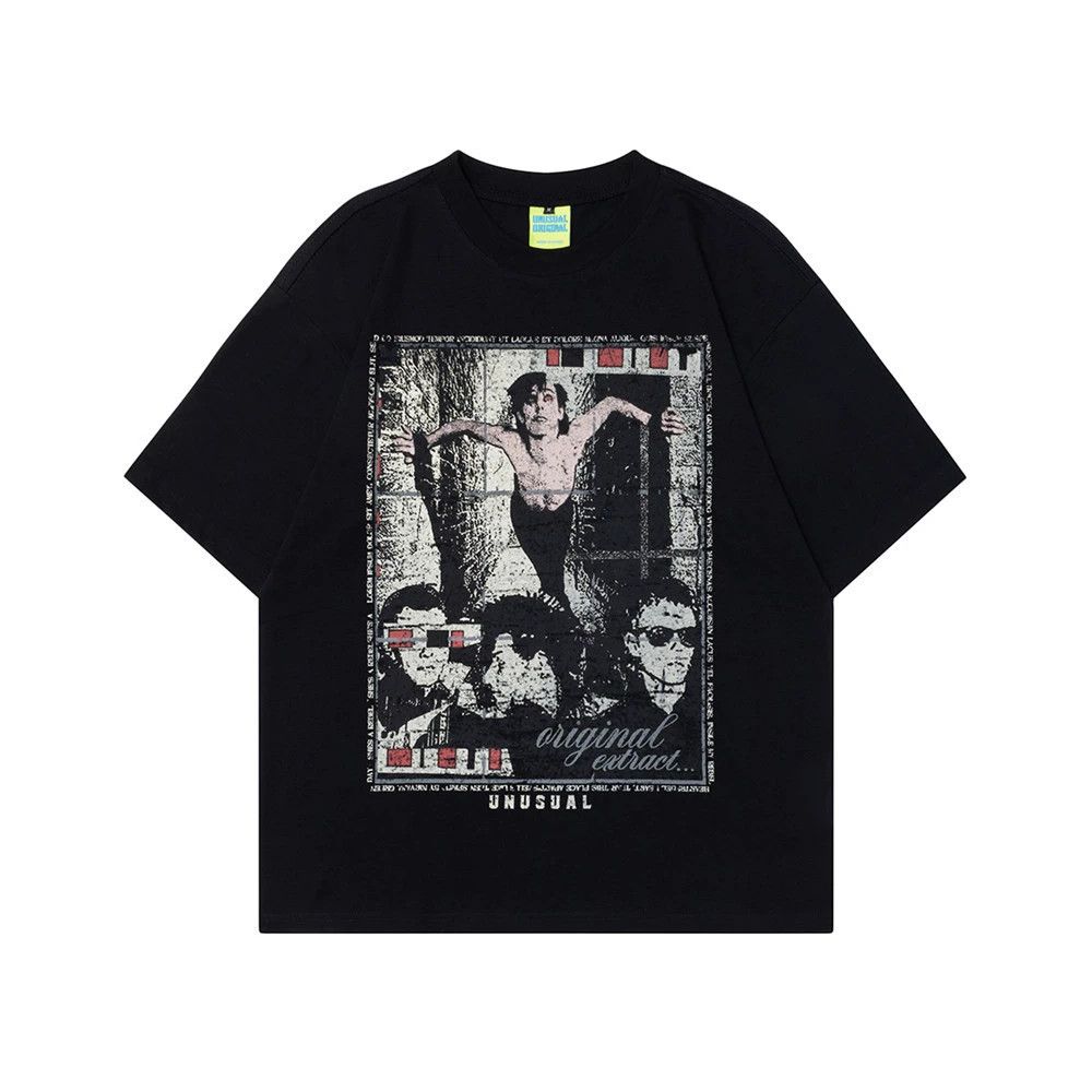 Vintage Men's casual high street distressed character print T-shirt Size US M / EU 48-50 / 2 - 1 Thumbnail