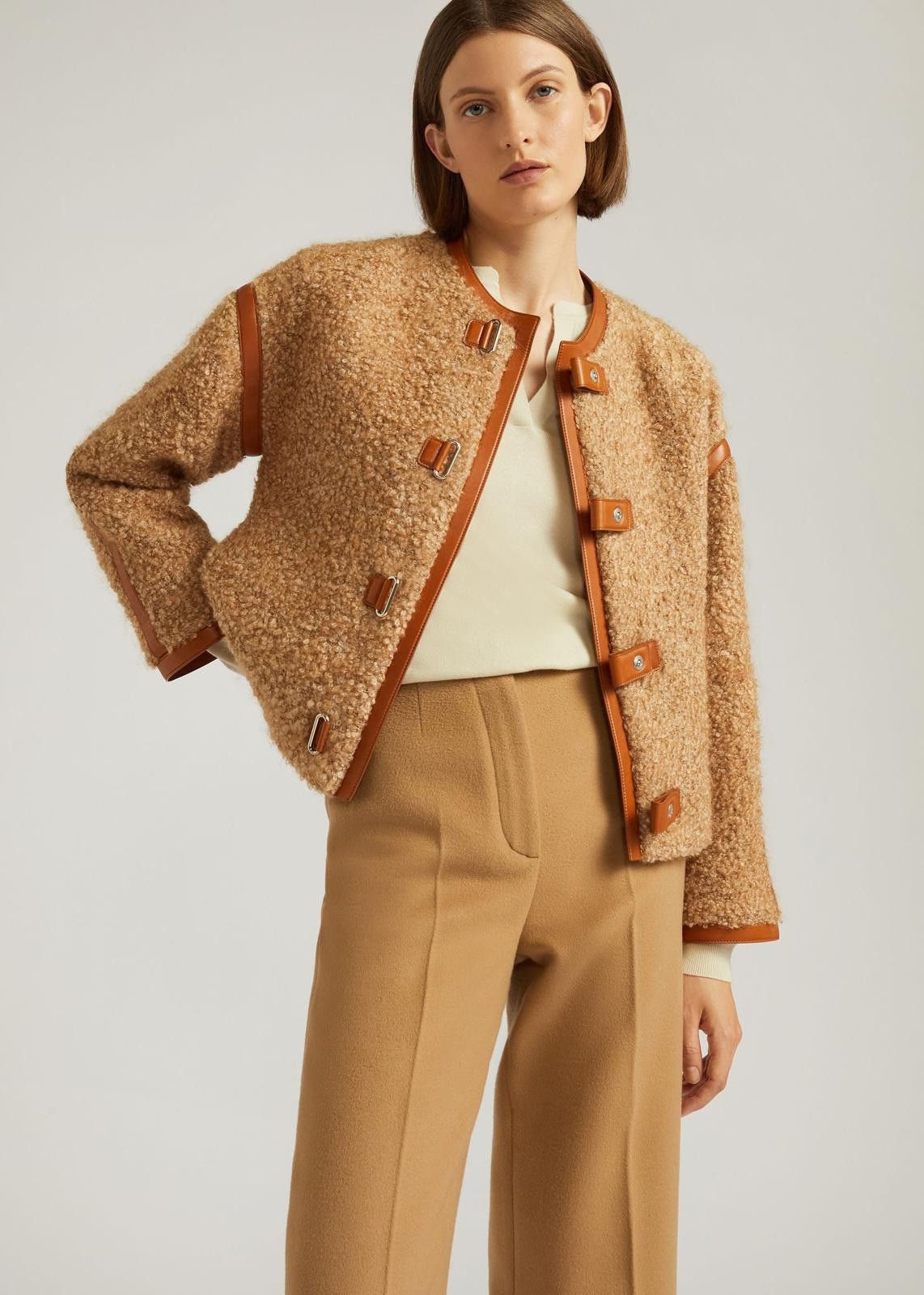 Loro Piana o1srvl11e0125 FAM8539 Carina Jacket in Brown Size S / US 4 / IT 40 - 5 Thumbnail