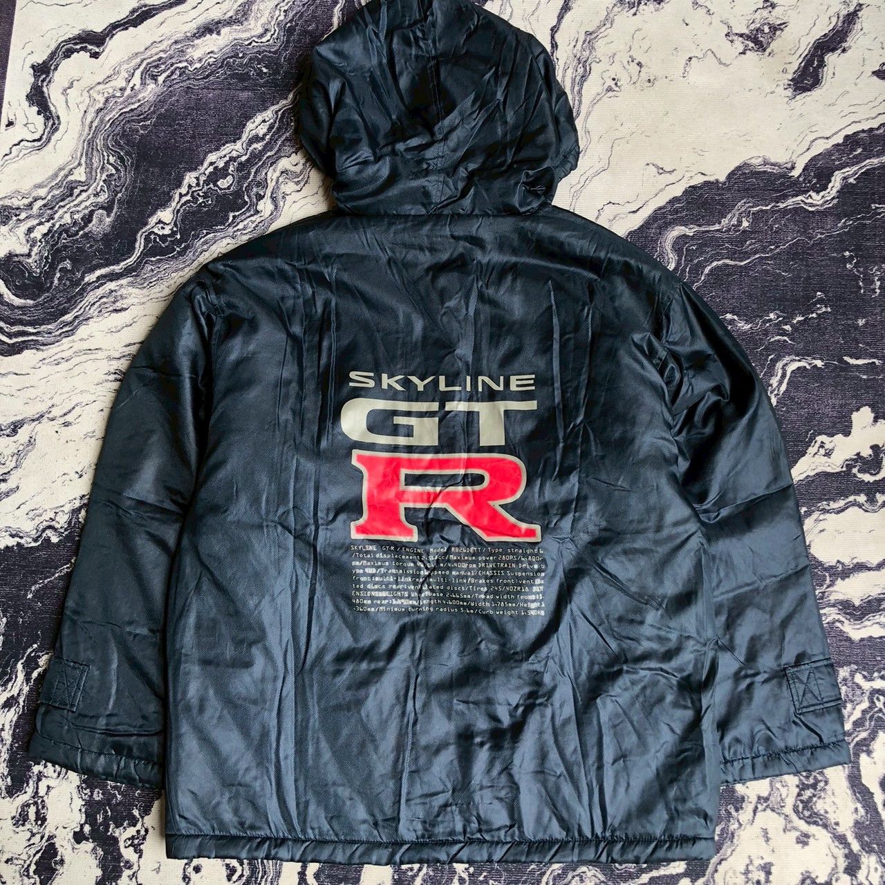 Nissan Vintage Nissan Skyline GTR Hooded Racing Jacket Size US XL / EU 56 / 4 - 4 Thumbnail