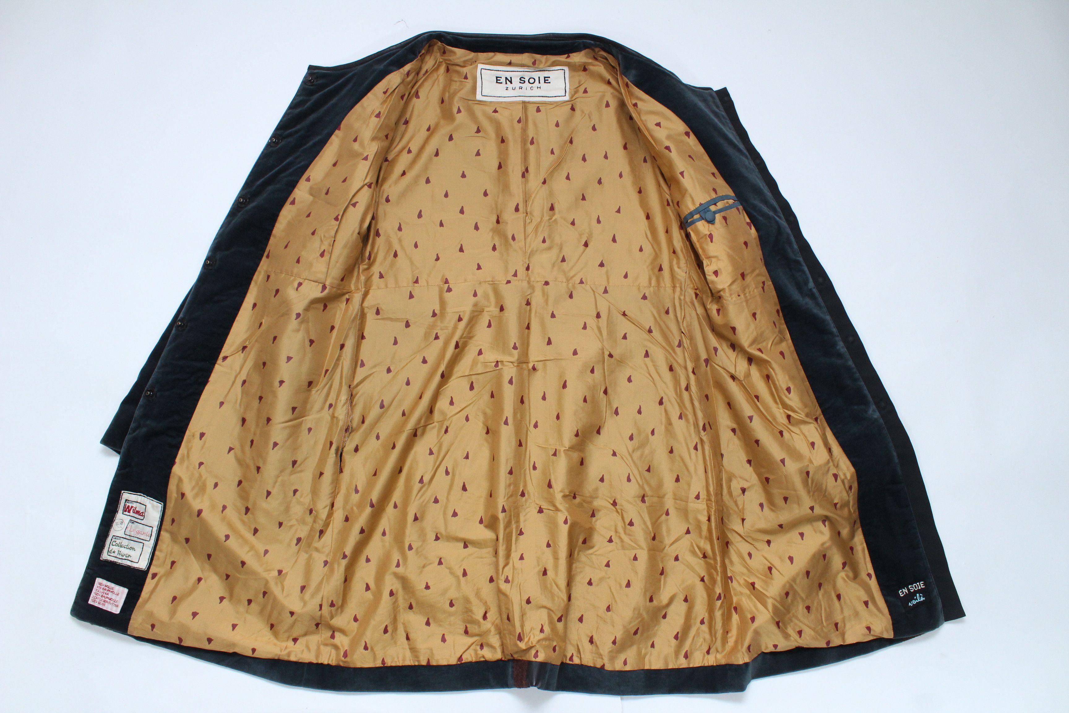 Other En Soie Zurich Coat Jacket Wool Size 36 Authentic Size XS / US 0-2 / IT 36-38 - 8 Thumbnail
