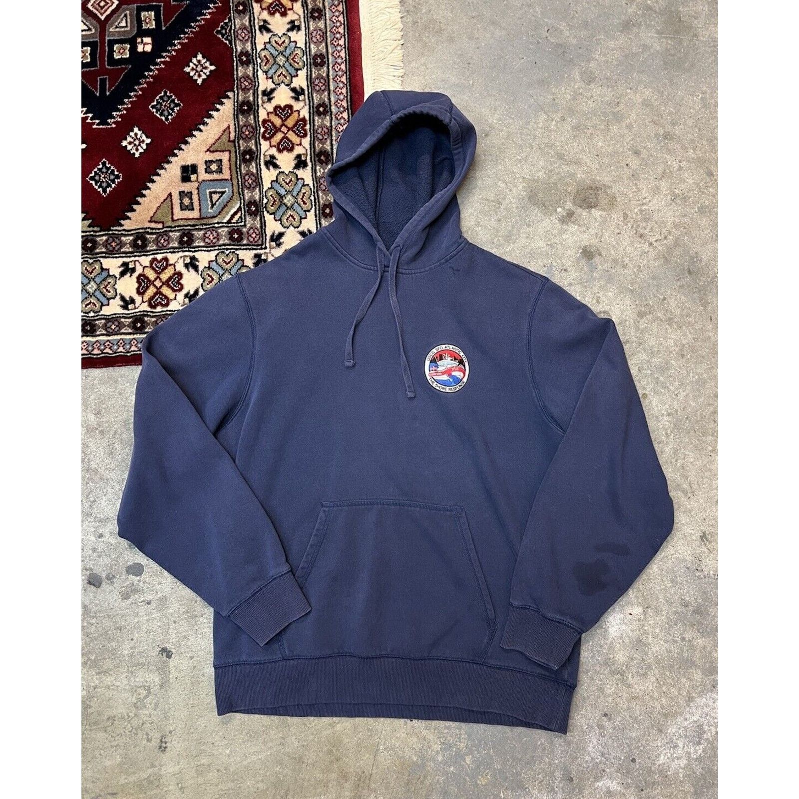 Other Vintage Sport Tek USCG Coast Guard Hoodie Men's Large Navy Size US L / EU 52-54 / 3 - 1 Thumbnail