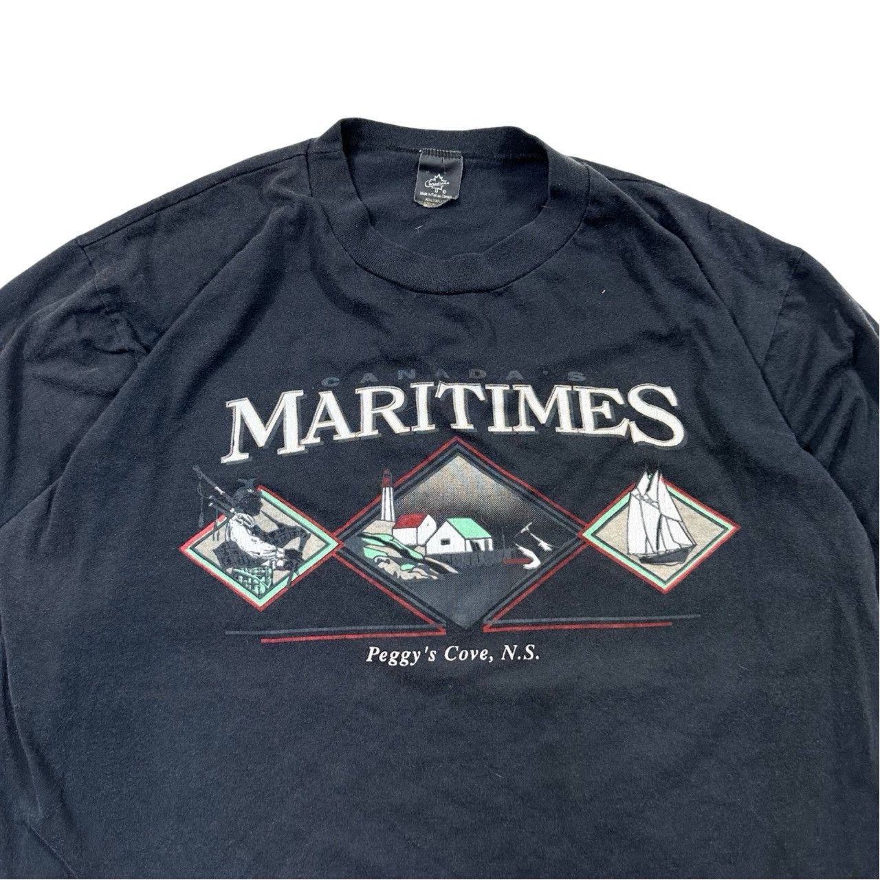 Vintage Vintage 90s Single Stitch Nova Scotia Maritimes Peggy's Size US XL / EU 56 / 4 - 2 Thumbnail