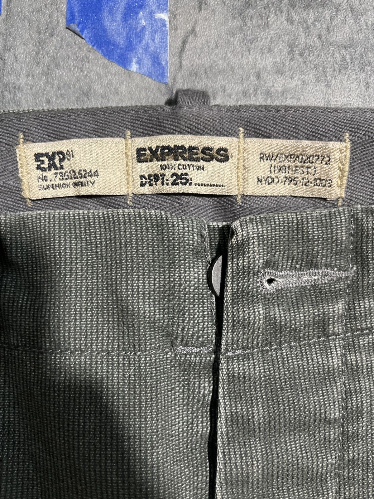 Express Vintage Express Corduroy Utility Pants Size US 34 / EU 50 - 2 Thumbnail