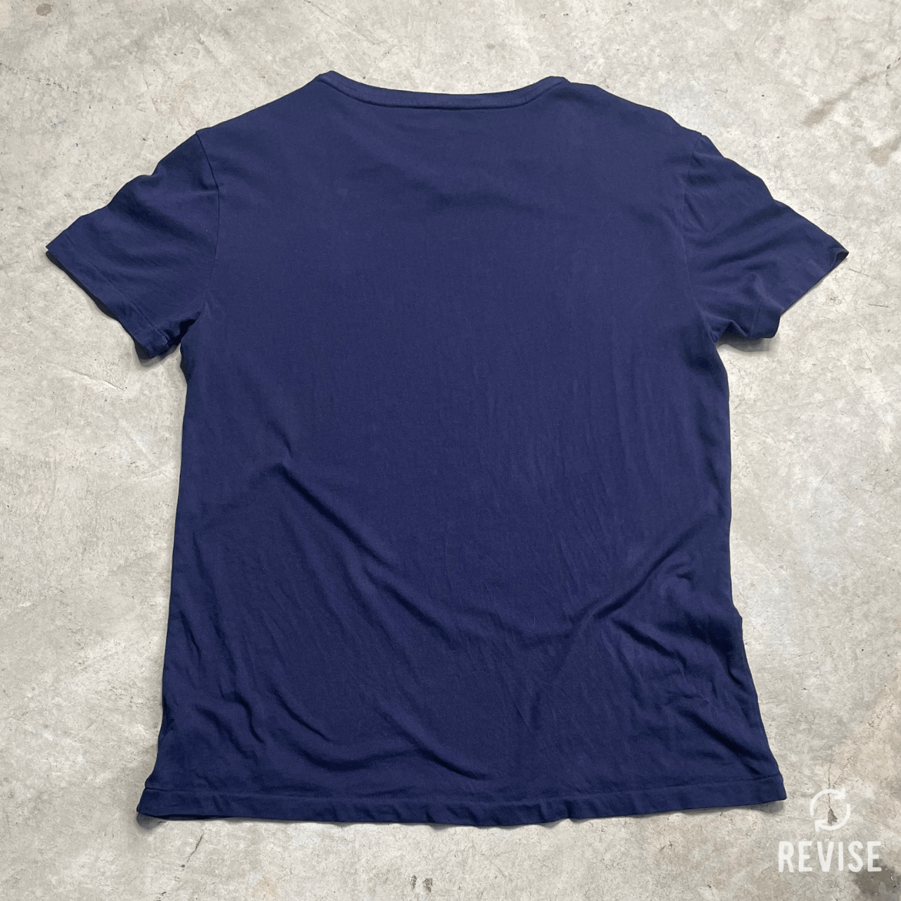 Polo Ralph Lauren Polo Ralph Lauren Navy V-Neck T-Shirt Red Logo Size S Size US S / EU 44-46 / 1 - 2 Thumbnail
