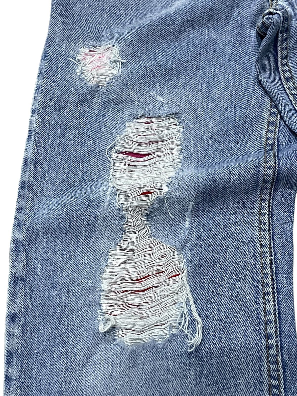 Hysteric Glamour × Levi's × Vintage Vintage Levis 550 Loose Fit Distressed Frayed Jeans Size US 29 - 11 Thumbnail
