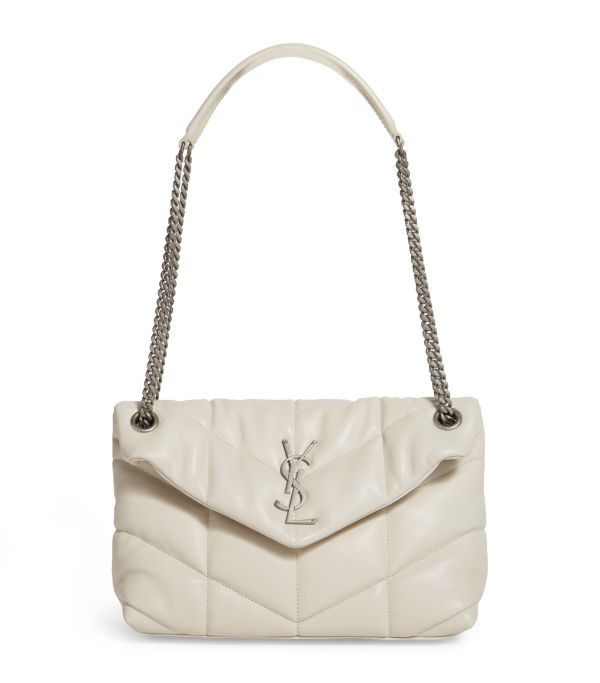 Saint Laurent Paris o1s1wg110924 Size: OS / Puffer Small Nappa Leather Bag Beige Size ONE SIZE - 1 Thumbnail