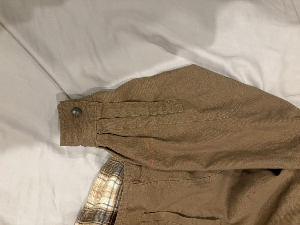 Carhartt Carhartt Duck Chore Plaid Lined Snap Front Work Jacket Sz M Size US M / EU 48-50 / 2 - 4 Thumbnail