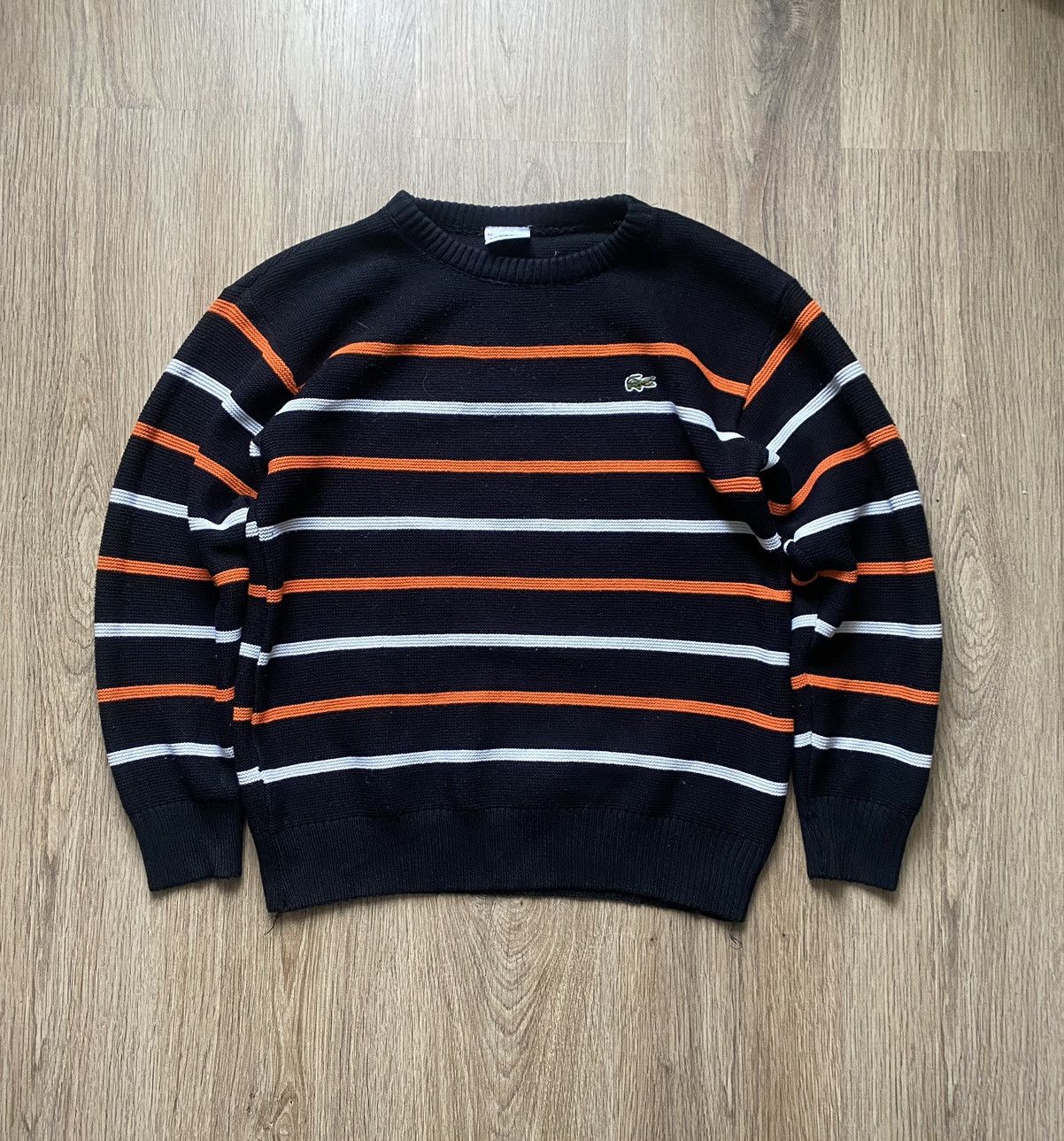 Vintage Lacoste Stripped Sweater Mens M