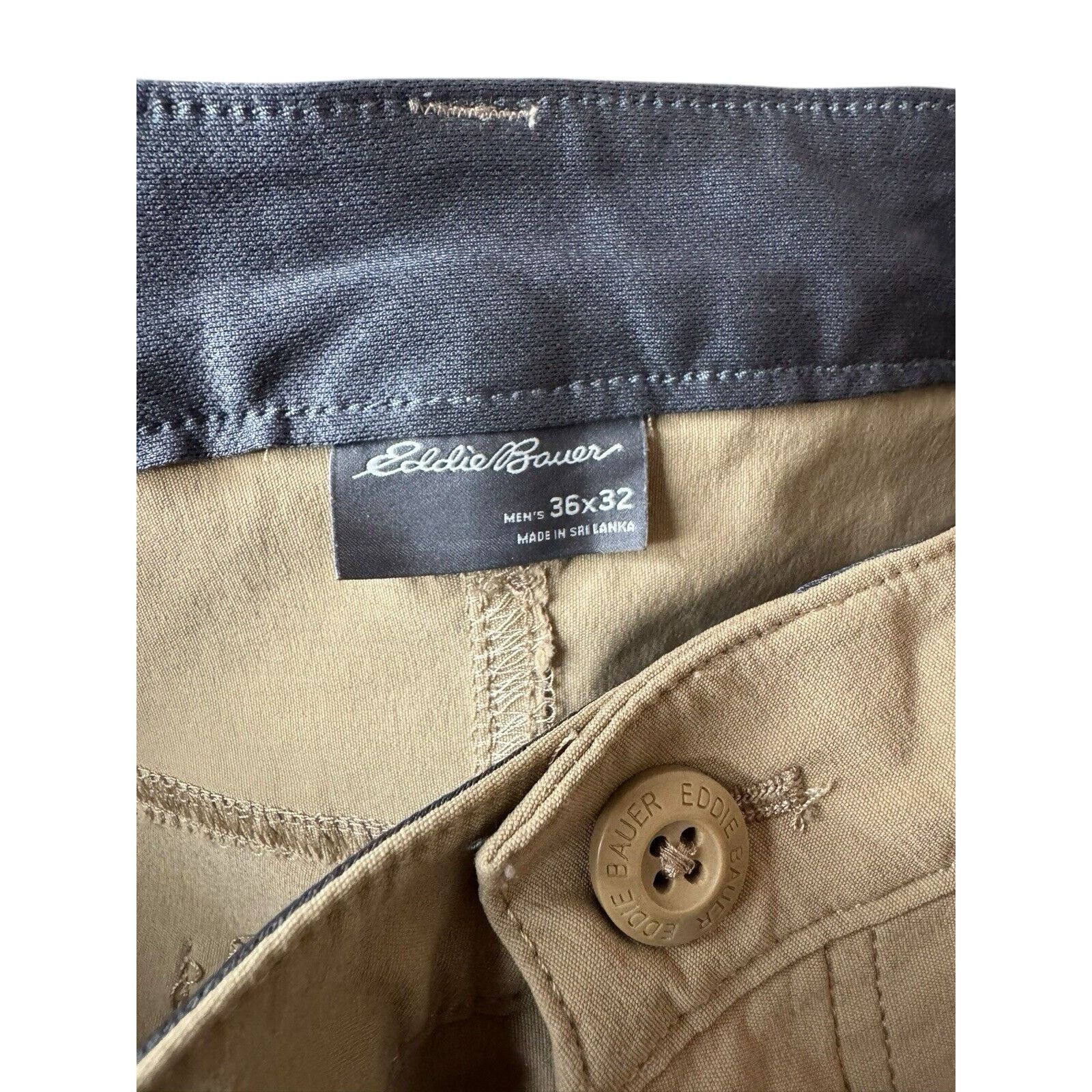 Eddie Bauer Eddie Bauer Hiking Outdoor Convertible Tech Pants Khaki Size US 36 / EU 52 - 8 Thumbnail