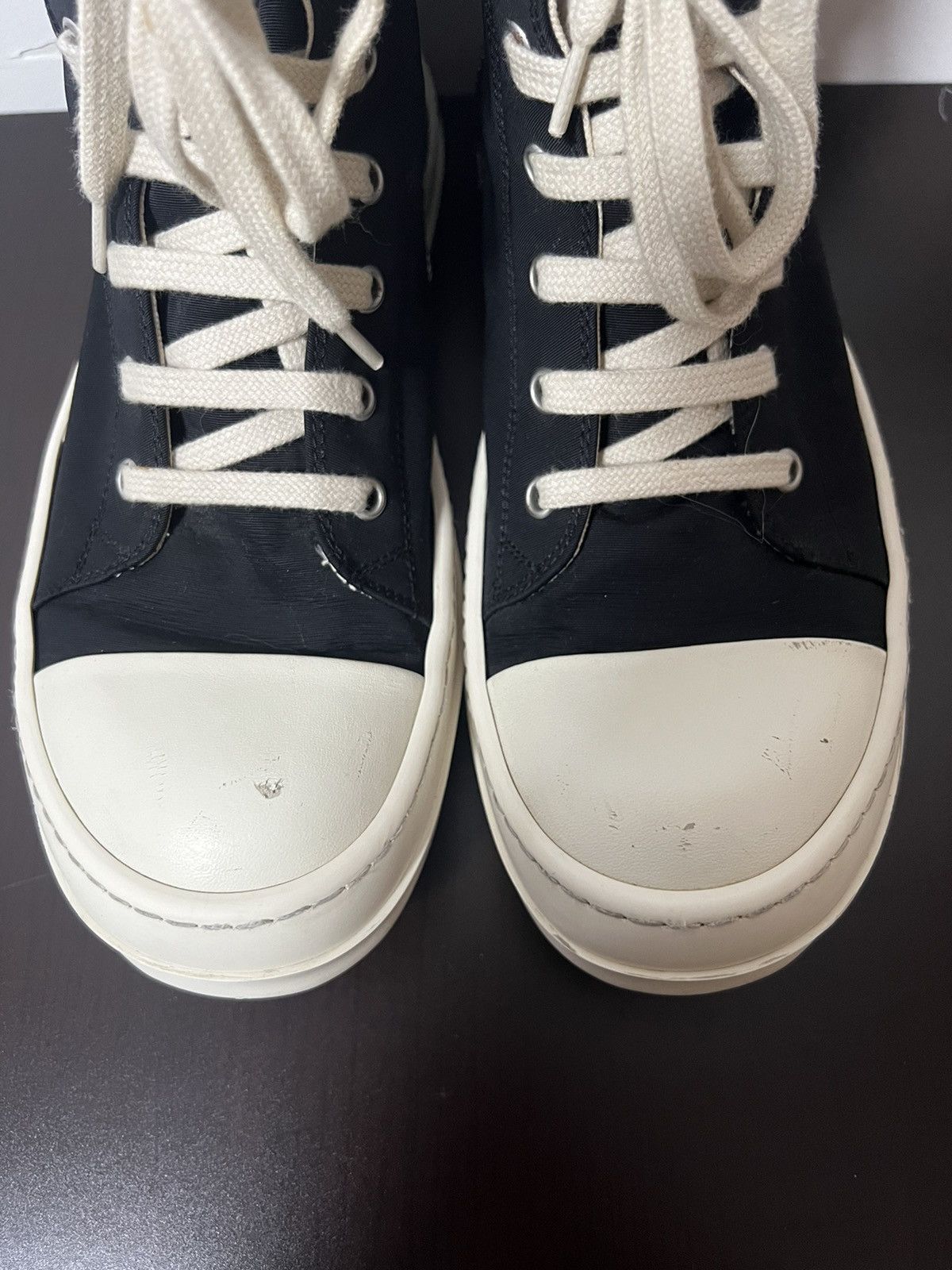 Rick Owens Drkshdw Rick owens ramones high top sneakers sz 39 Size US 9 / IT 39 - 4 Thumbnail