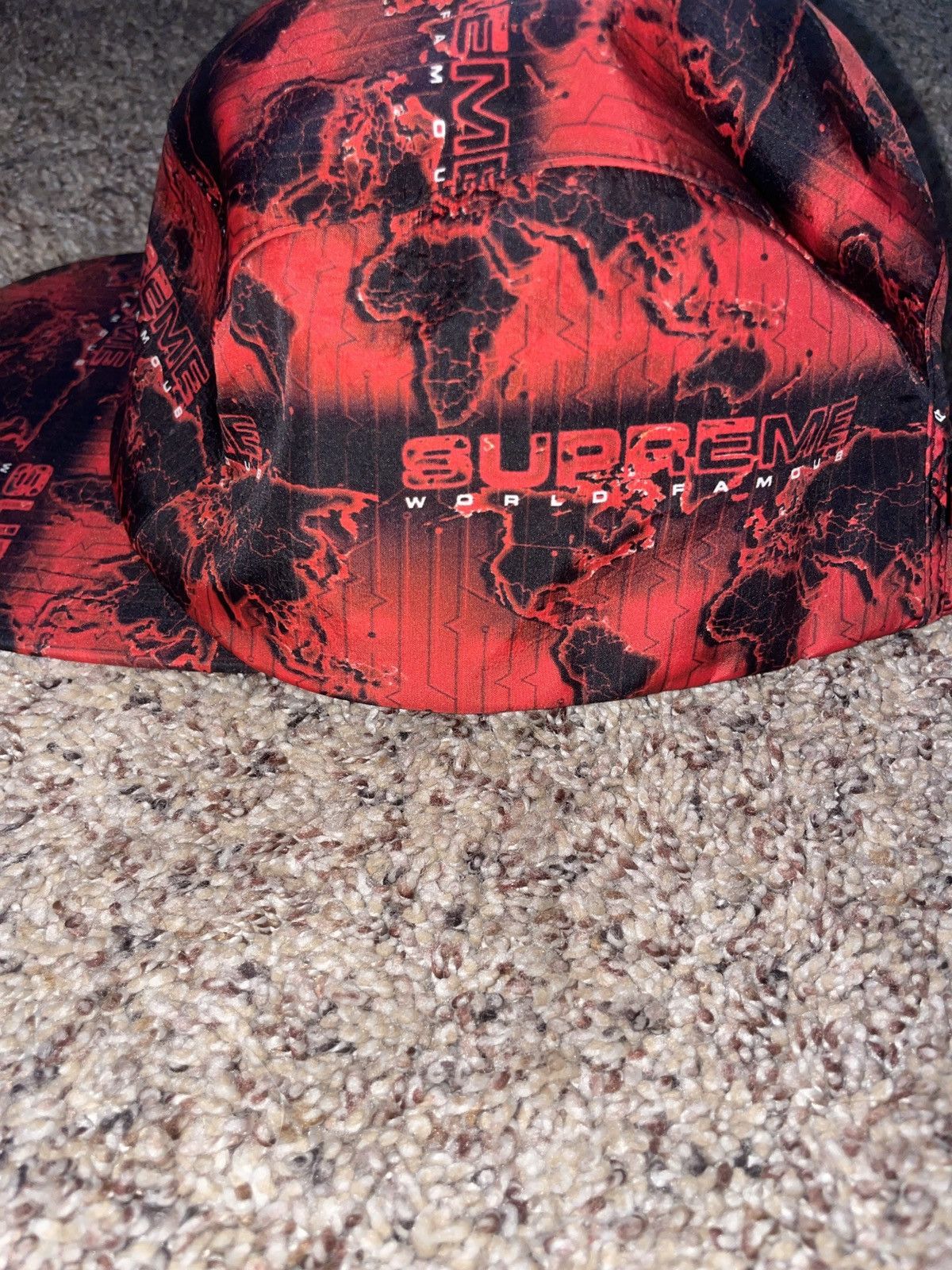 Supreme SUPREME WORLD FAMOUS TAPED SEAM CAMP CAP Size ONE SIZE - 4 Thumbnail