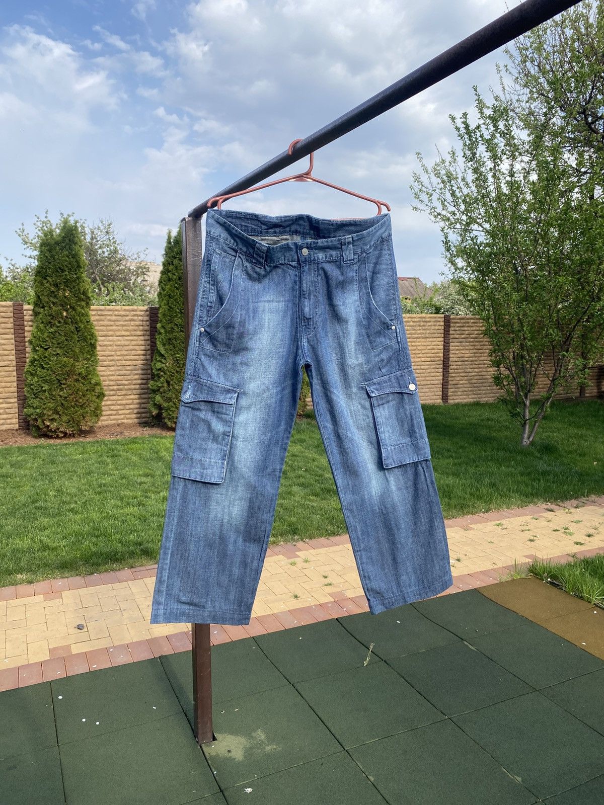 Levi's × Vintage Levi’s 617 Vintage Cargo Jeans, Y2K Levi’s Utility Denim, Size US 34 / EU 50 - 1 Thumbnail