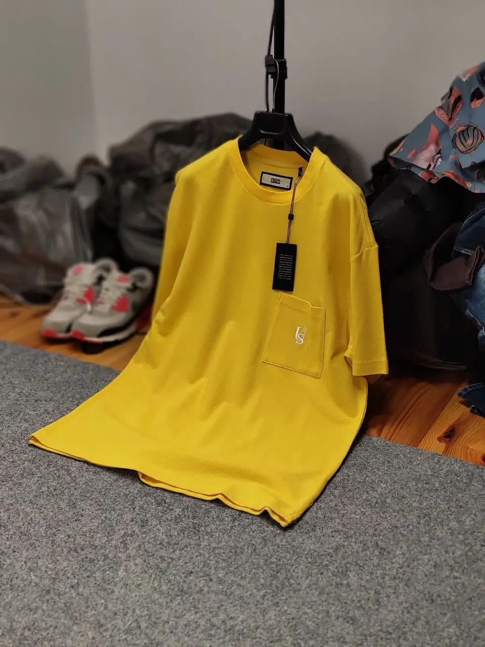 Kith NEW Kith Pique Quinn SS Pocket Tee Yellow T-Shirt Size US M / EU 48-50 / 2 - 9 Thumbnail
