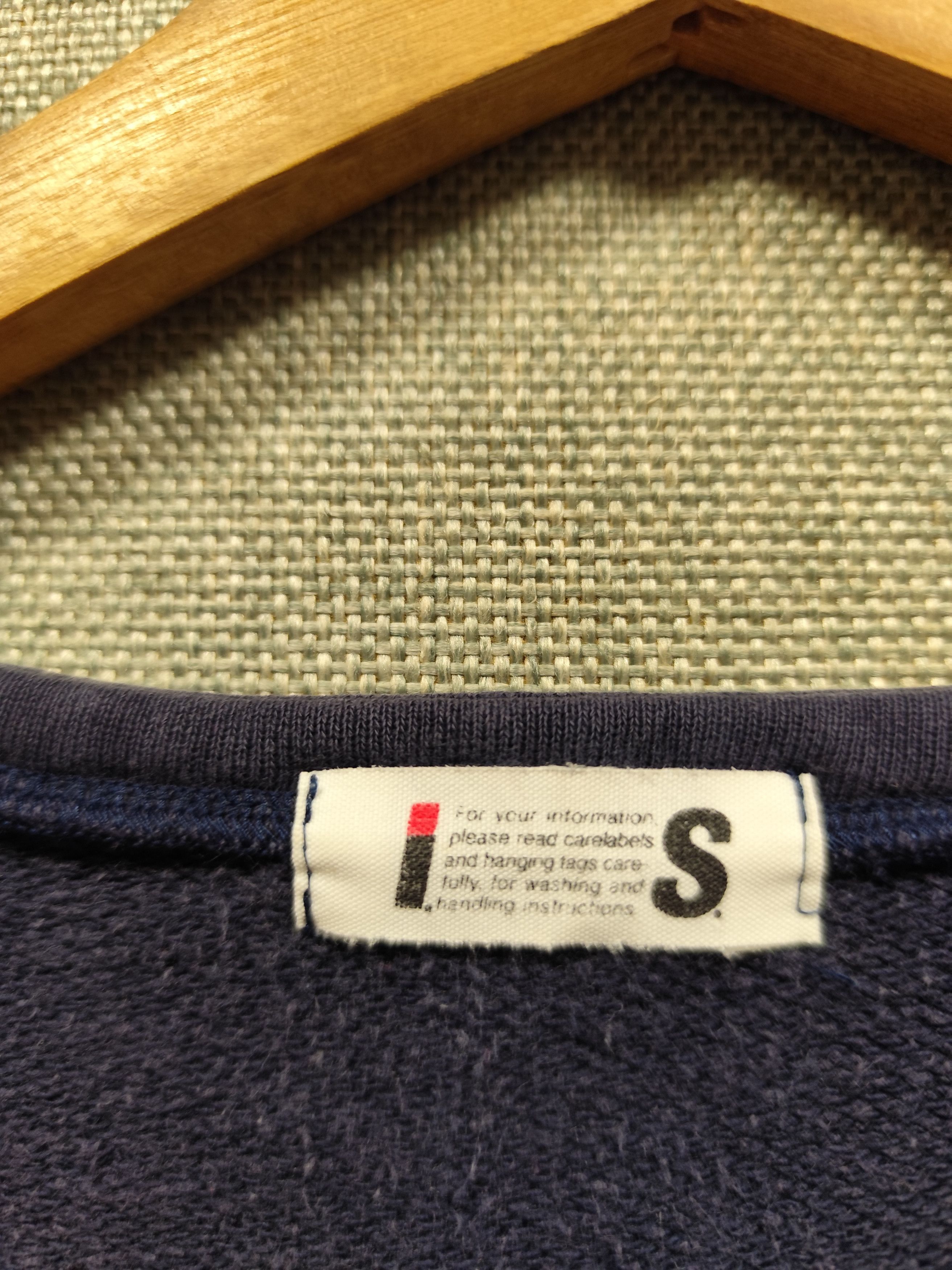 Issey Miyake Vintage 80s I.S. Issey Miyake Care Label Sweatshirt Size US M / EU 48-50 / 2 - 3 Thumbnail