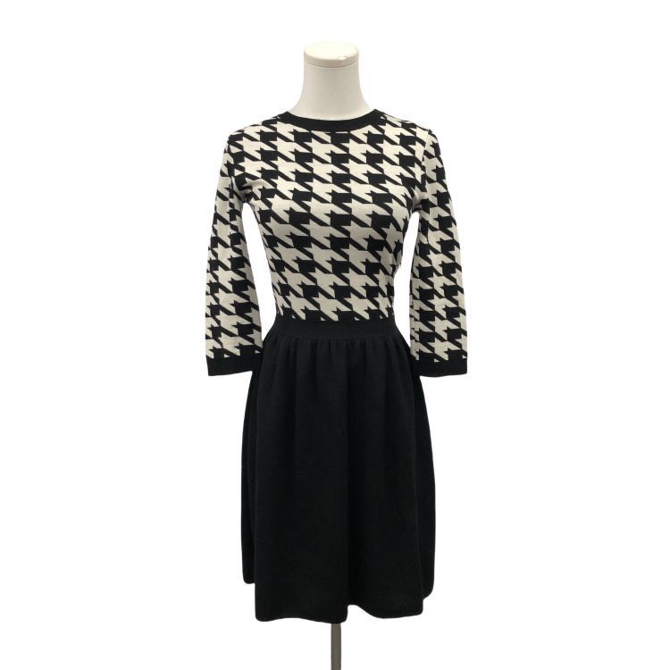 Dior Dior Houndstooth Knit Midi Dress Size 36 Size XS / US 0-2 / IT 36-38 - 1 Thumbnail