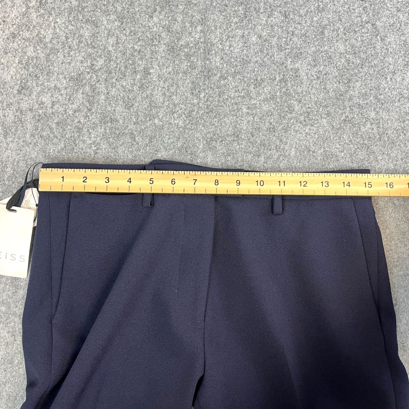 Reiss Reiss Womens Chino Trousers Pants Straight W30 UK 8 Pleated Blue BNWT Formal Size 30" / US 8 / IT 44 - 7 Thumbnail