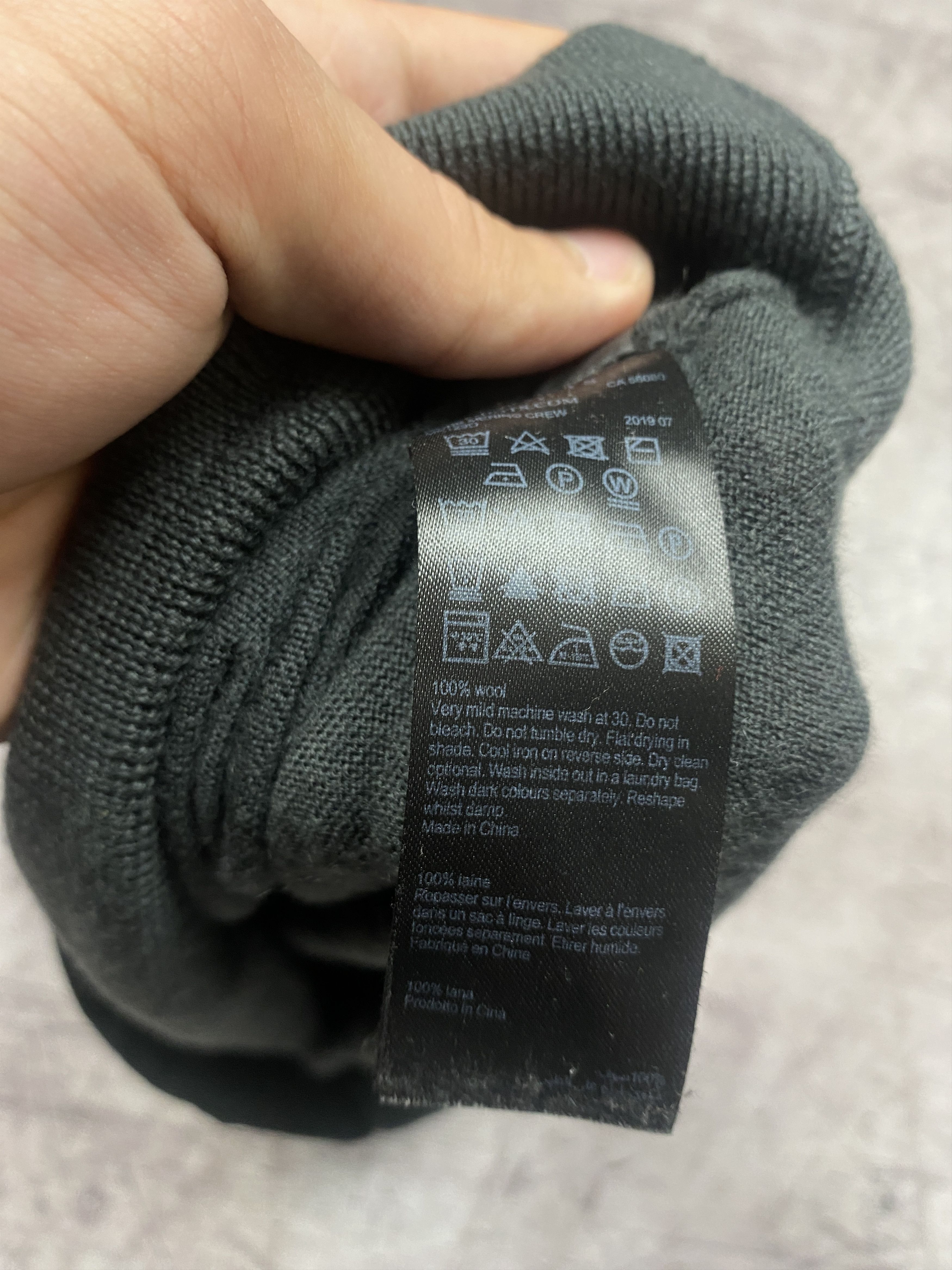 Allsaints Allsaints Mens Mode Merino Crew Neck Wool Sweater Size US L / EU 52-54 / 3 - 6 Thumbnail