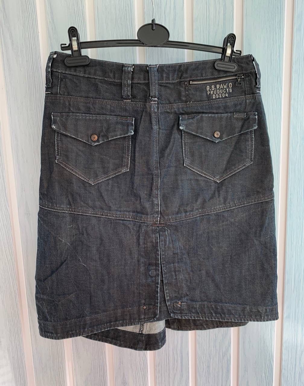 G-Star × Japanese Brand G-Star Raw Cotton & Polyester Products D5204 Denim Skirt Size 28" / US 6 / IT 42 - 3 Thumbnail