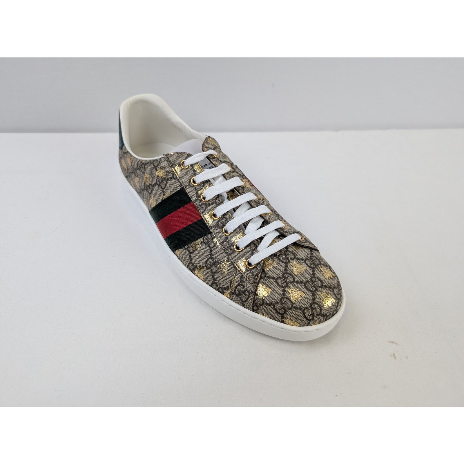 Gucci o1rshd1 Men's Ace GG Supreme sneaker with bees in Multicolor Size US 13 / EU 46 - 3 Thumbnail
