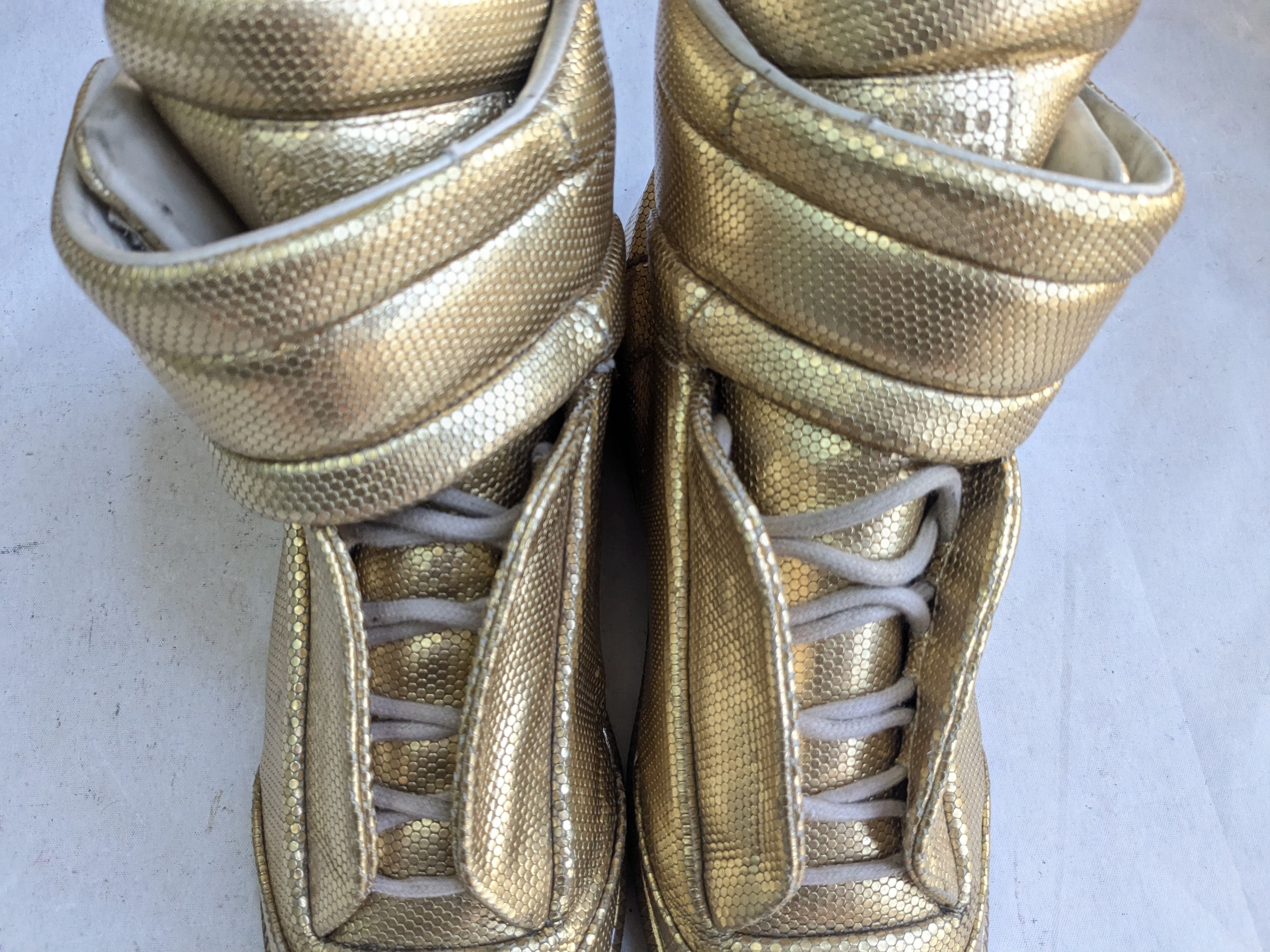 Maison Margiela Maison Margiela Future Gold 8 41 Leather High Tops Size US 8.5 / EU 41-42 - 5 Thumbnail