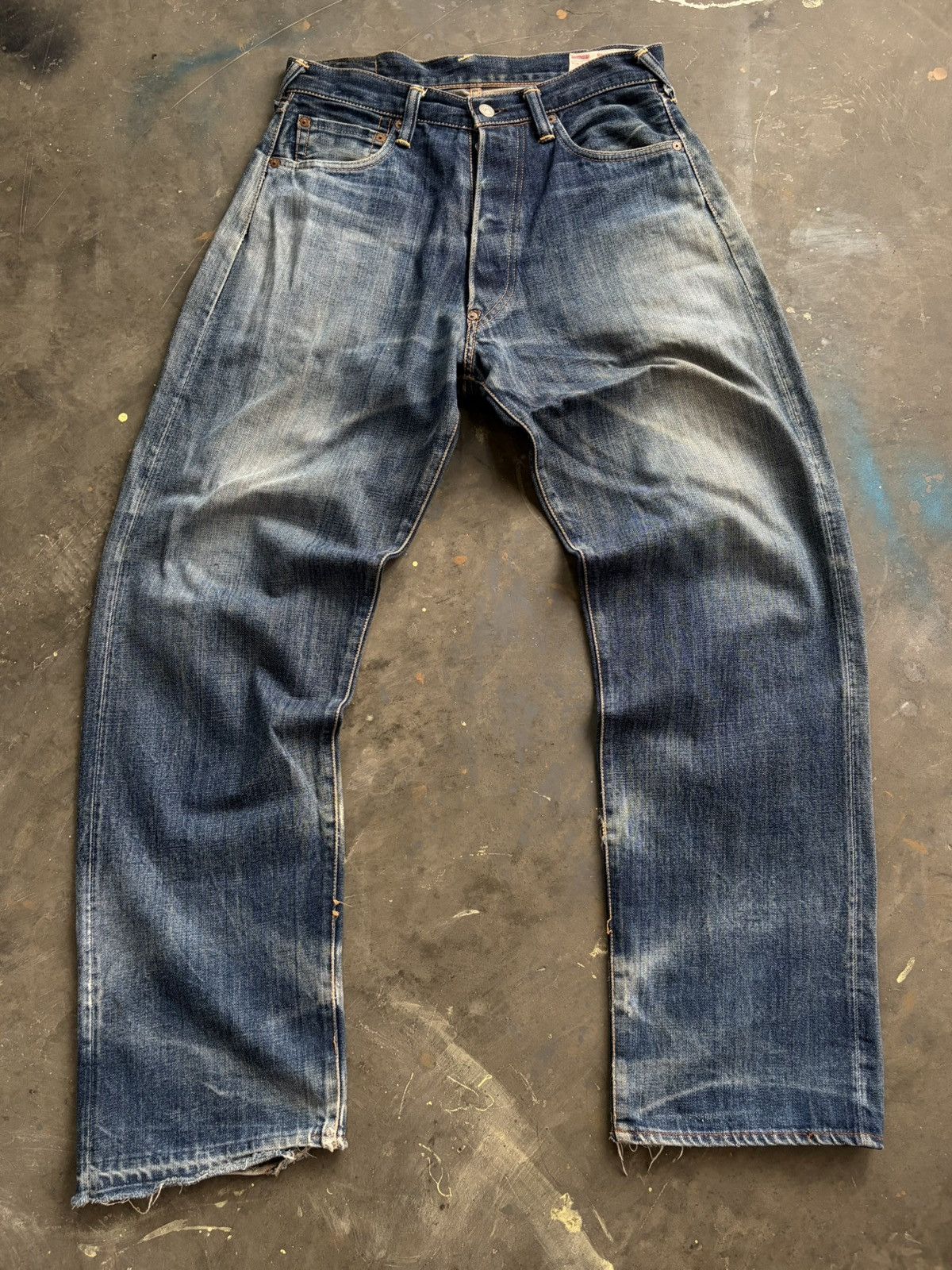 Evisu evisu NO2 2001 daicock flame art-paint selvedge Size US 32 / EU 48 - 3 Thumbnail