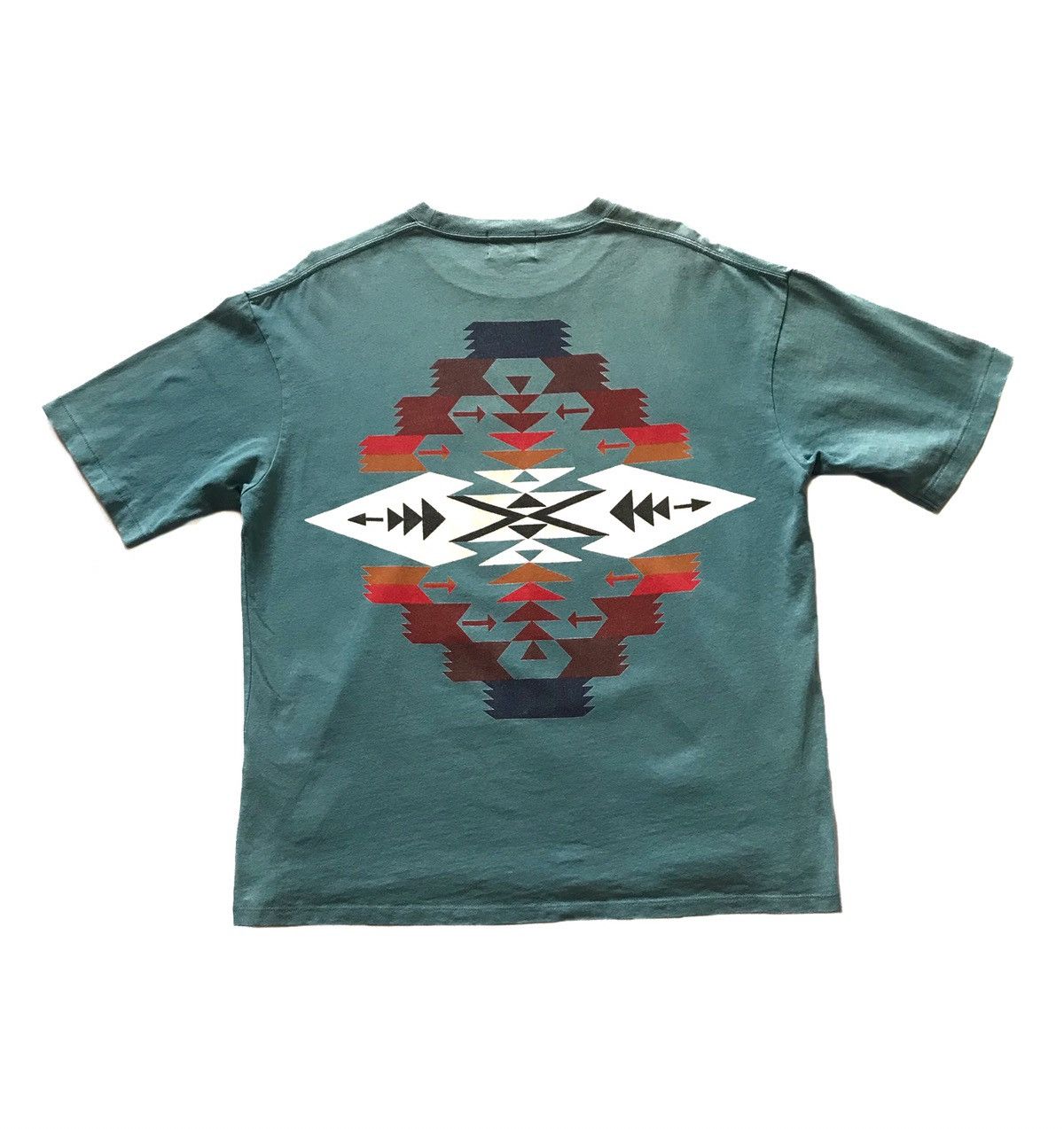 Pendleton × Vintage VINTAGE PENDLETON BIG LOGO NAVAJO SHIRT Size US M / EU 48-50 / 2 - 2 Thumbnail