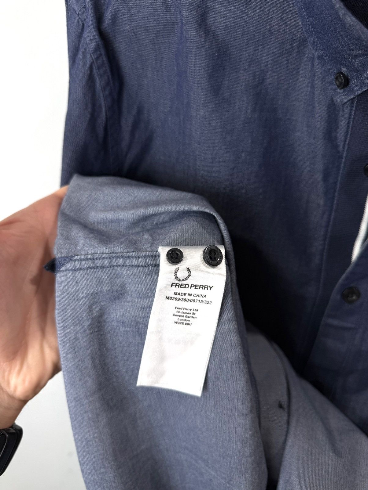 Fred Perry Fred Perry Shirt Buttons Up Denim Style Size US M / EU 48-50 / 2 - 6 Thumbnail