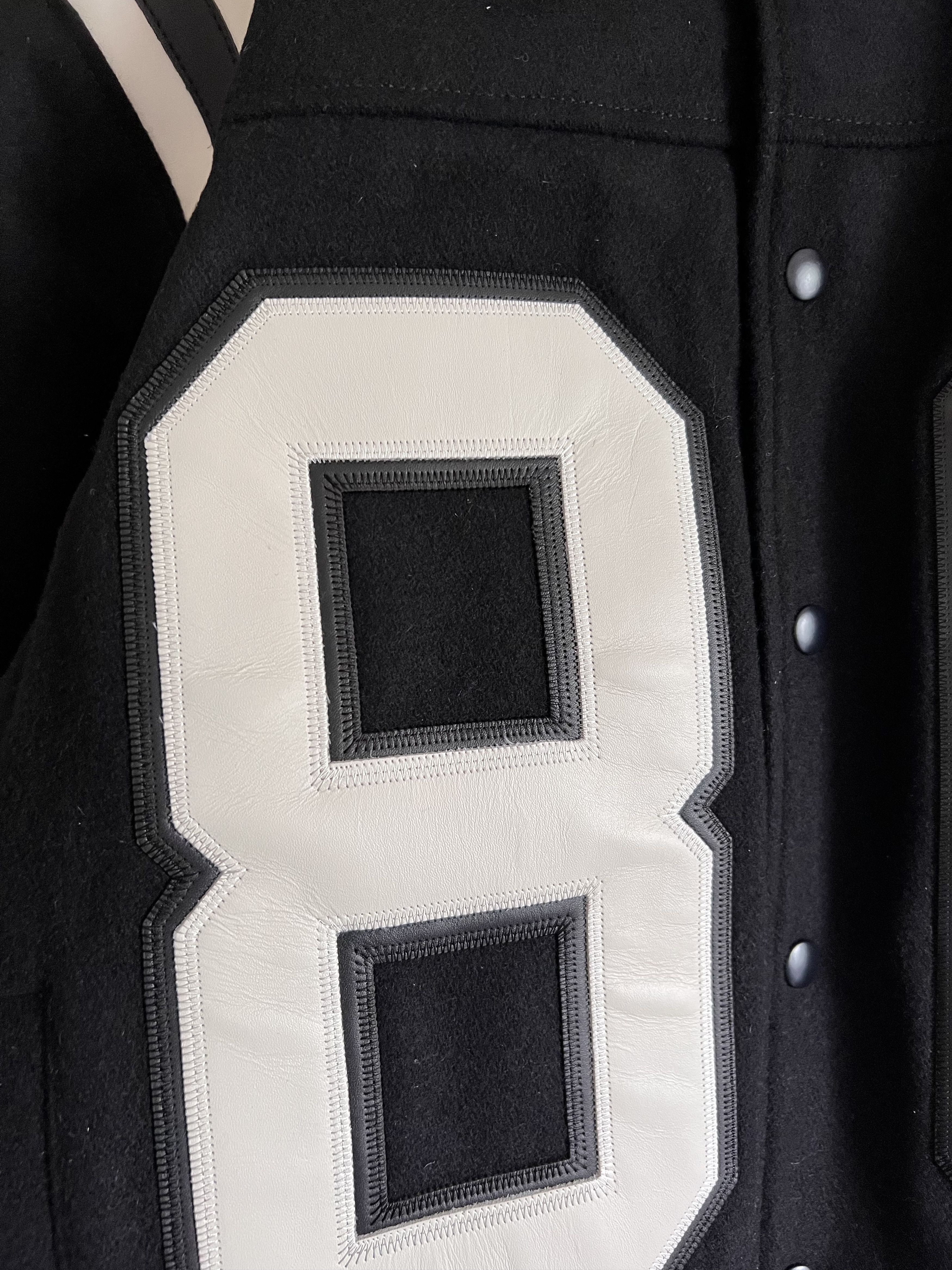 Stussy Stussy 80 Wool Varsity Jacket in Black Size US L / EU 52-54 / 3 - 3 Thumbnail