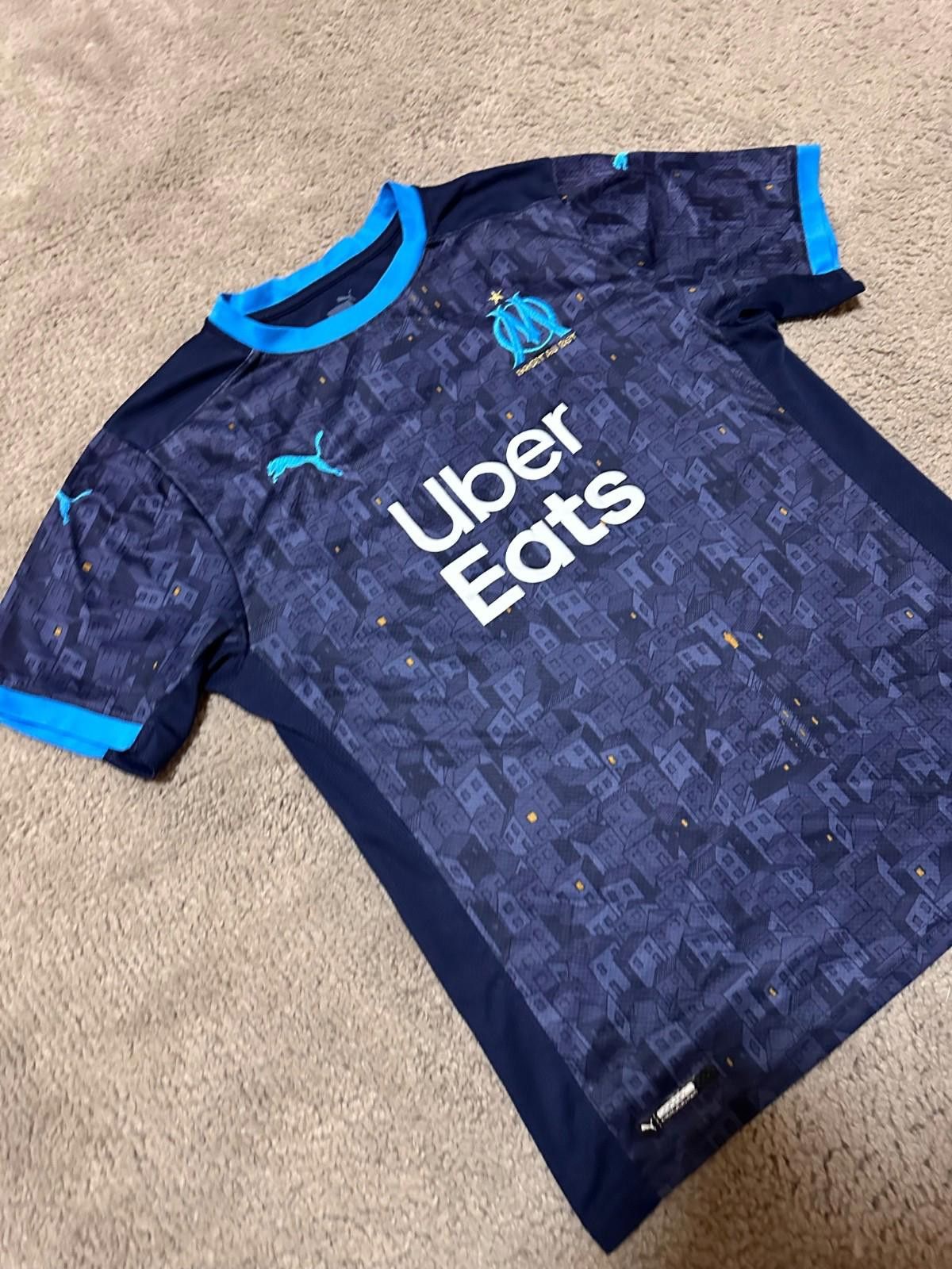 Puma 2020/2021 Puma Olympique de Marseille Soccer Shirt Jersey M Size US M / EU 48-50 / 2 - 3 Thumbnail