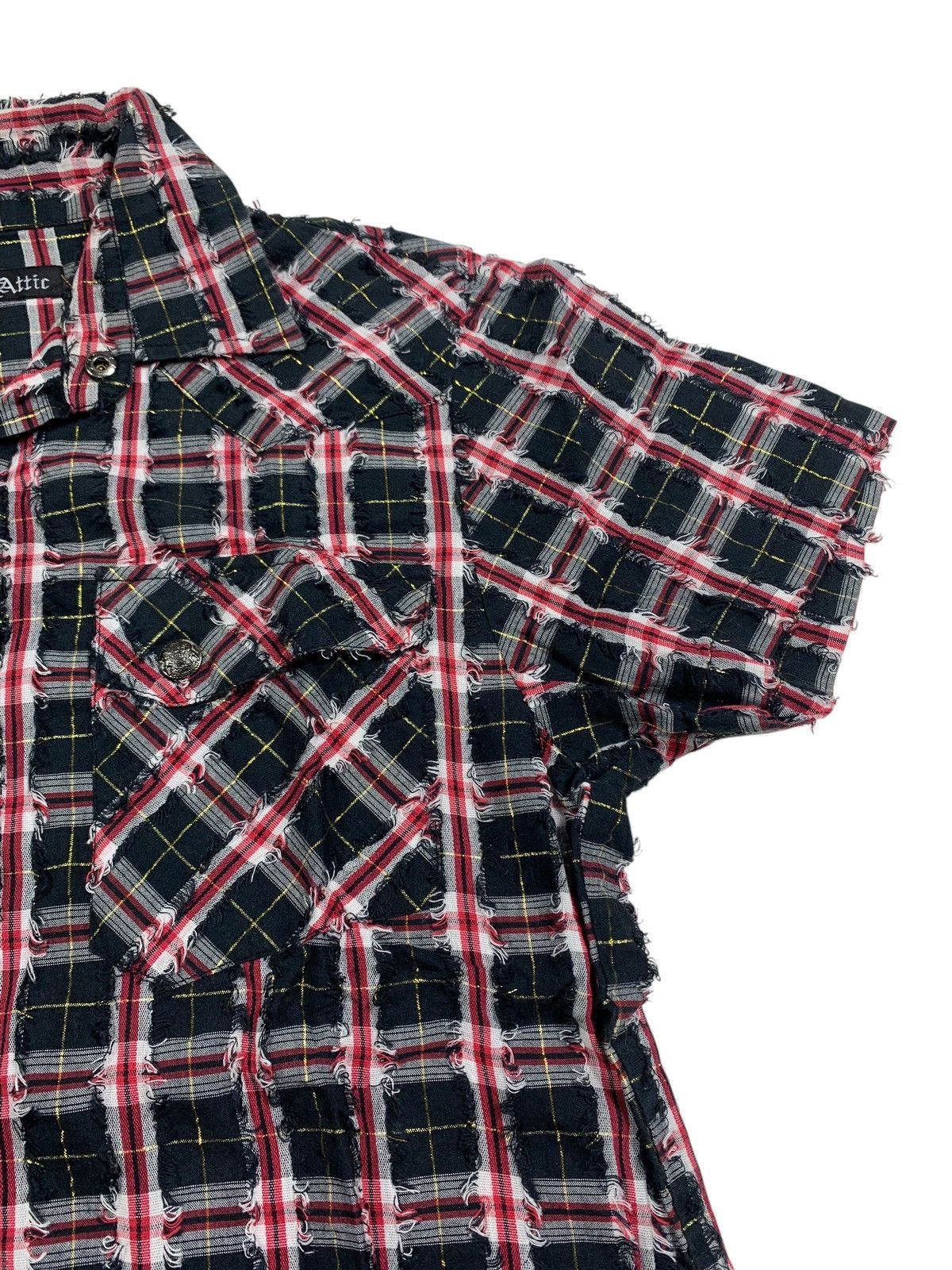 Japanese Brand 2000s In The Attic Punk Bondage Style Shirt Size US M / EU 48-50 / 2 - 3 Thumbnail