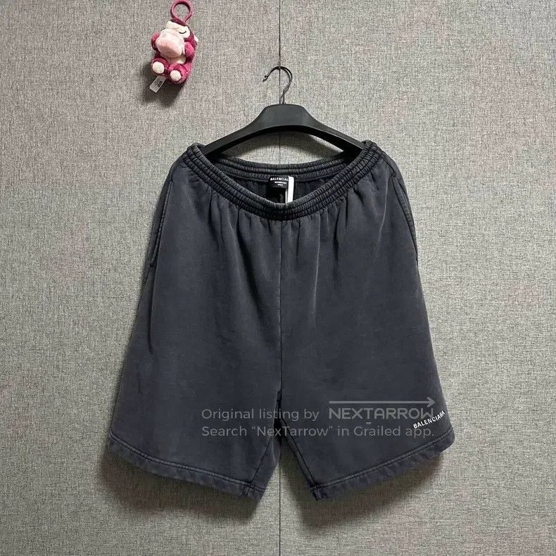 Balenciaga Balenciaga size S Distressed Logo Shorts Size S Size US 27 - 1 Thumbnail