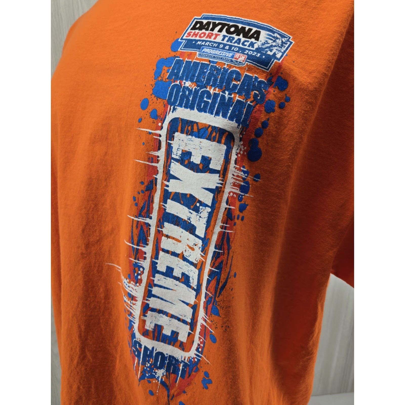 Port & Company Port & Company Daytona Short Track Extreme Sport T-Shirt Orange XL Men Size US XL / EU 56 / 4 - 6 Thumbnail