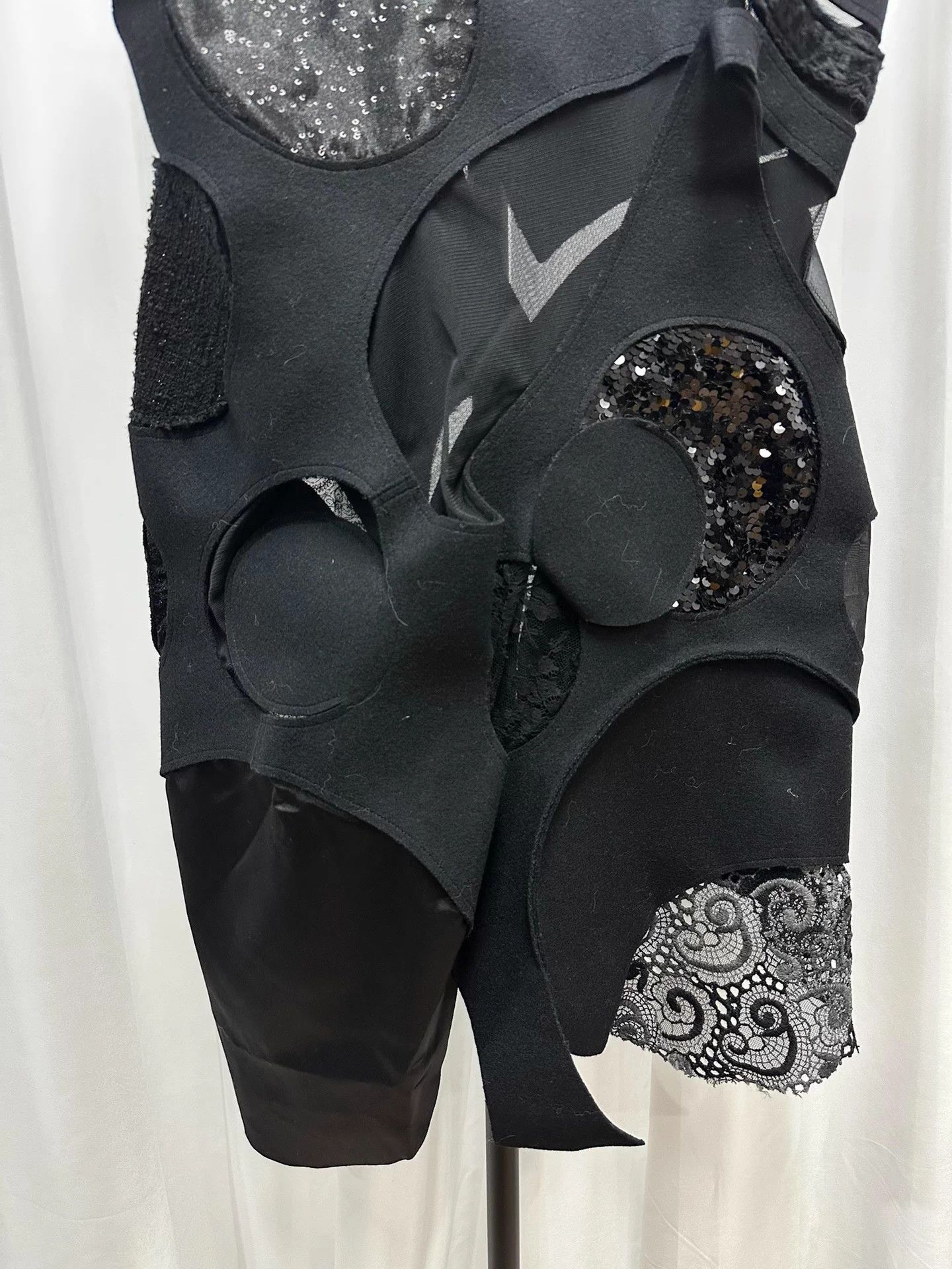 Junya Watanabe Junya Watanabe 14AW Deconstructed Panelled Black Dress Size S Size S / US 4 / IT 40 - 3 Thumbnail