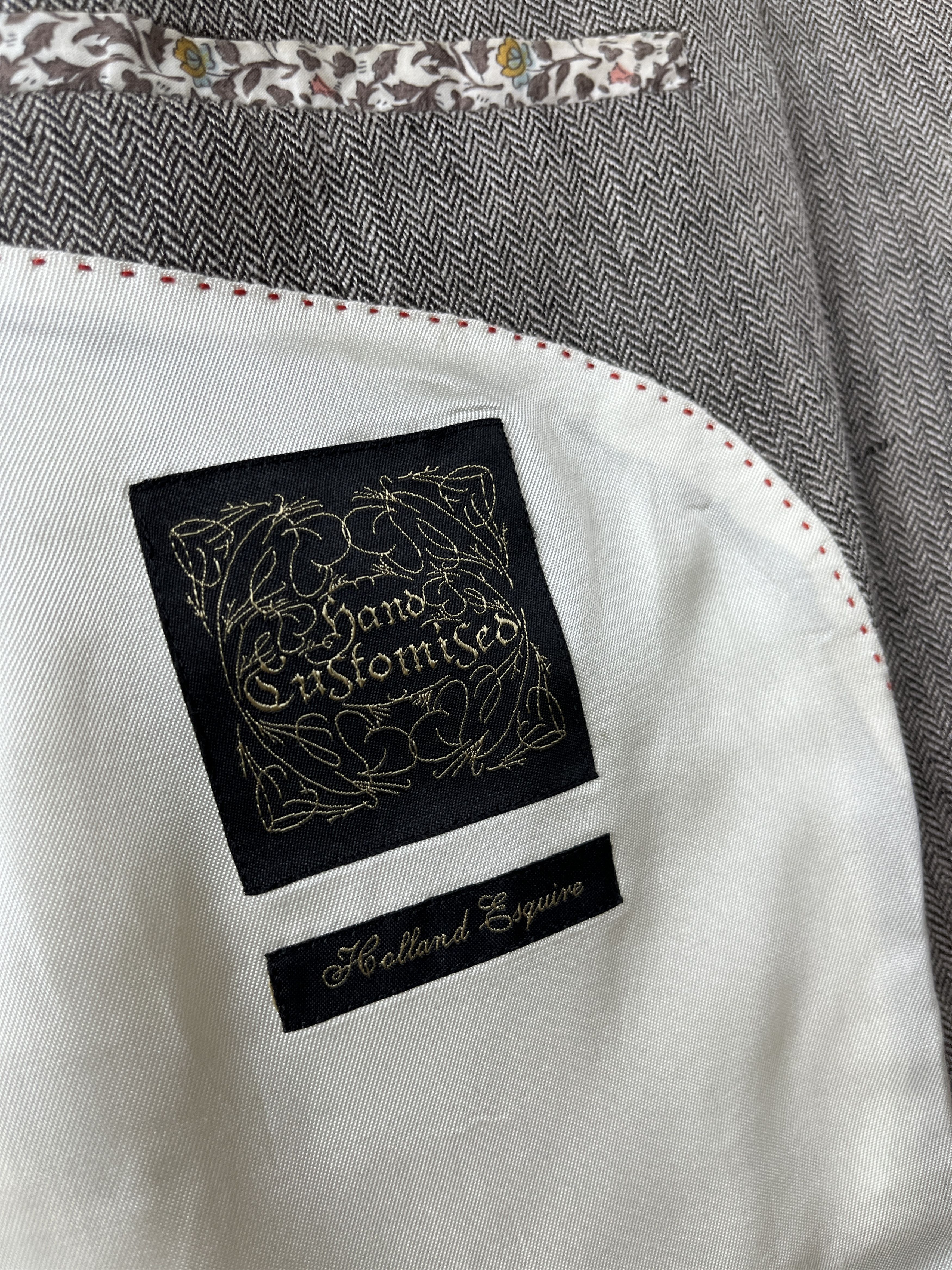 Other UK Holland Esquire Linen Long Blazer Coat Hand Customised Size US M / EU 48-50 / 2 - 13 Thumbnail