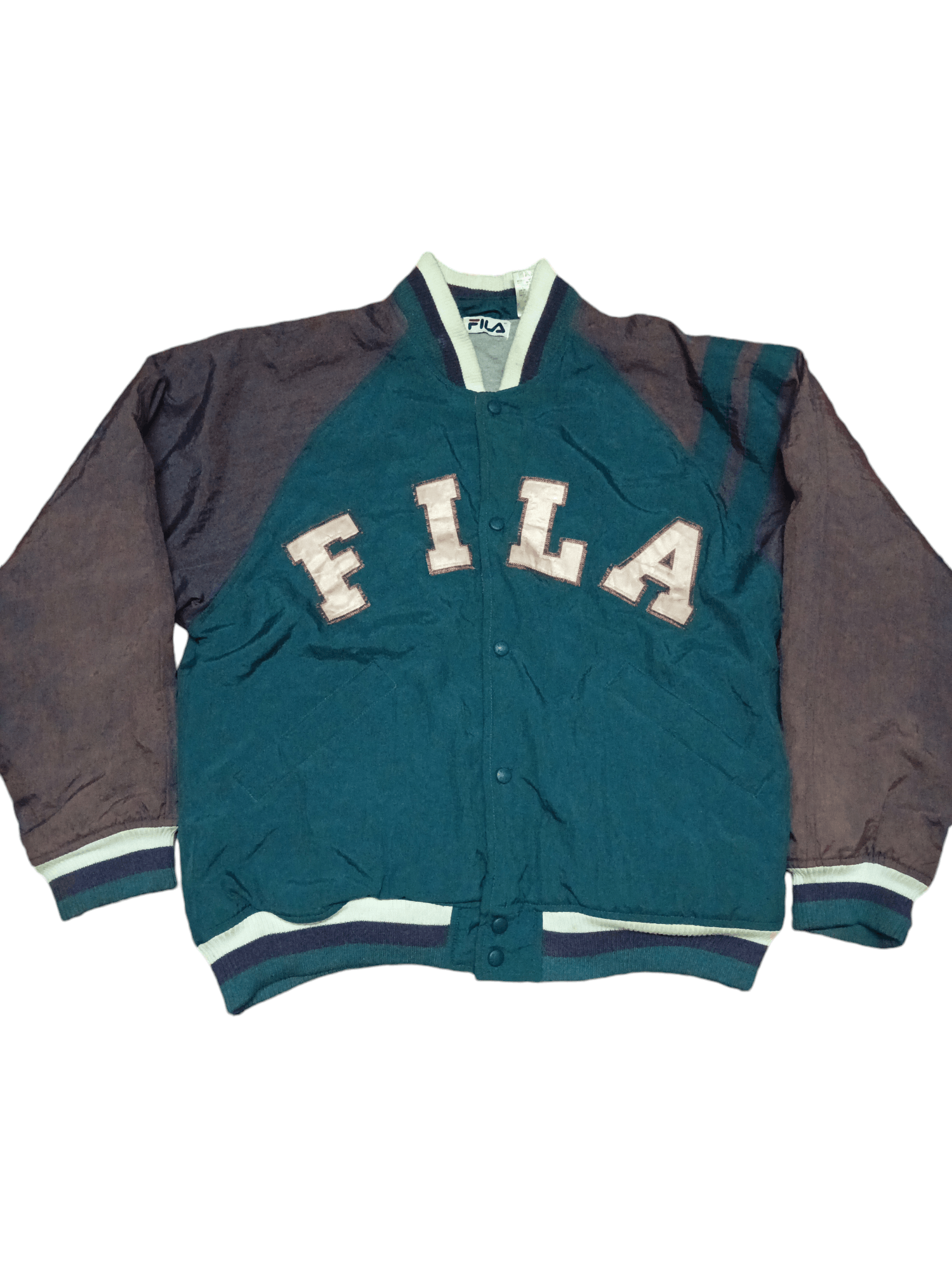 Fila × Vintage vintage 90s fila spellout jackets Size US L / EU 52-54 / 3 - 1 Thumbnail