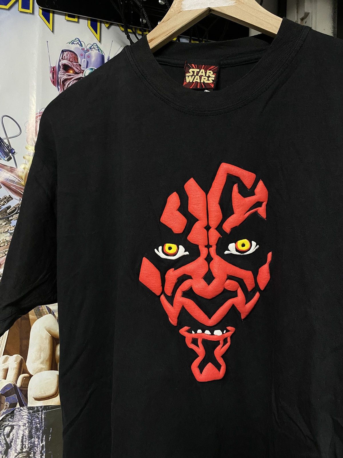 Vintage Vintage 90’s Darth Maul Star Wars Movie T-Shirt Adult Medium Size US M / EU 48-50 / 2 - 2 Thumbnail