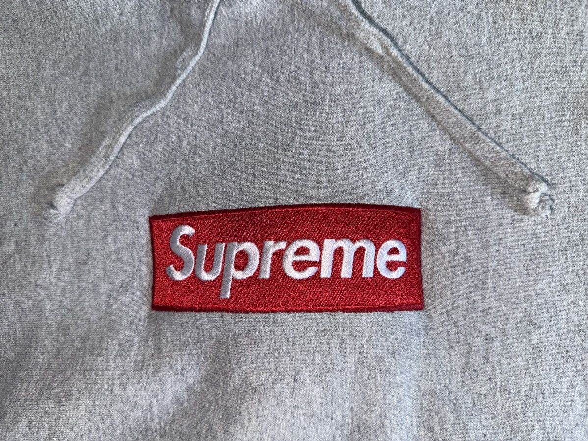 Supreme Supreme Box Logo Hoodie (FW16) Heather Grey Sz M *WORN 1X* Size US M / EU 48-50 / 2 - 4 Thumbnail