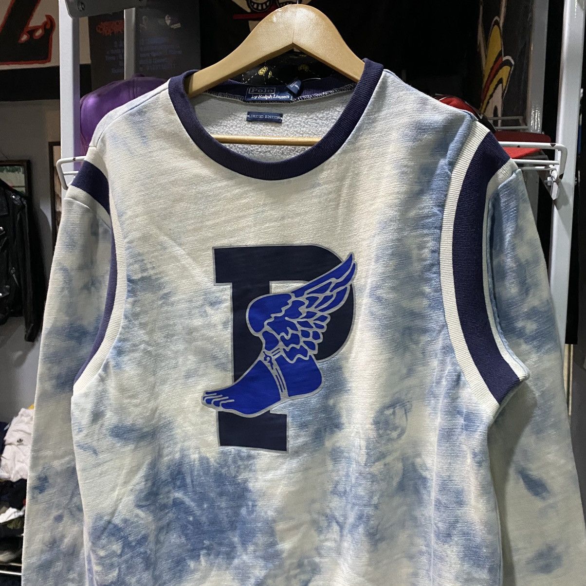 Polo Ralph Lauren VINTAGE‼️Polo Ralph Lauren 1992 Indigo Stadium P-Wing Size US L / EU 52-54 / 3 - 3 Thumbnail