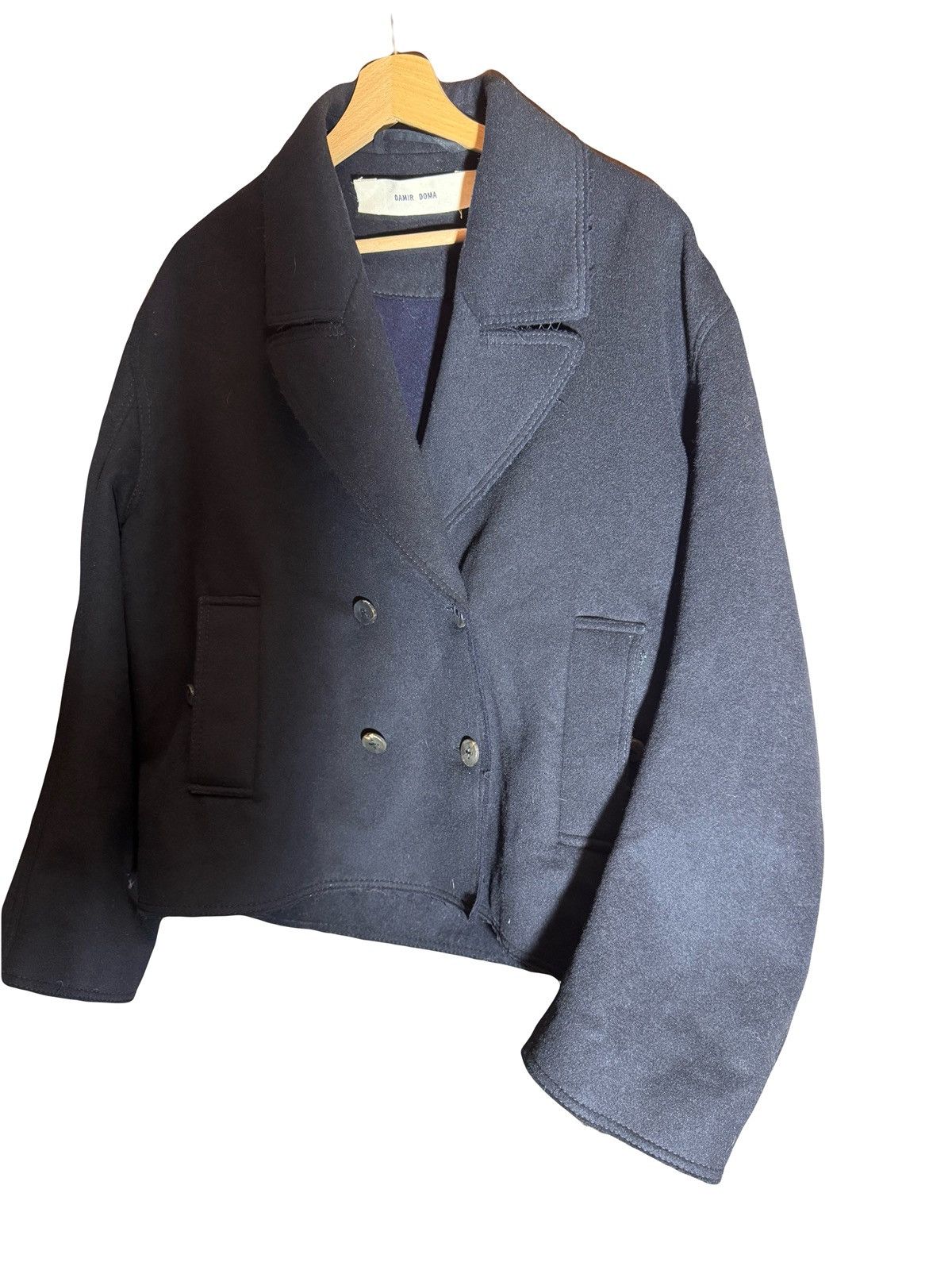 Damir Doma damir doma fw18 cashmere & wool cropped coat 40 fr wo Size M / US 6-8 / IT 42-44 - 11 Thumbnail